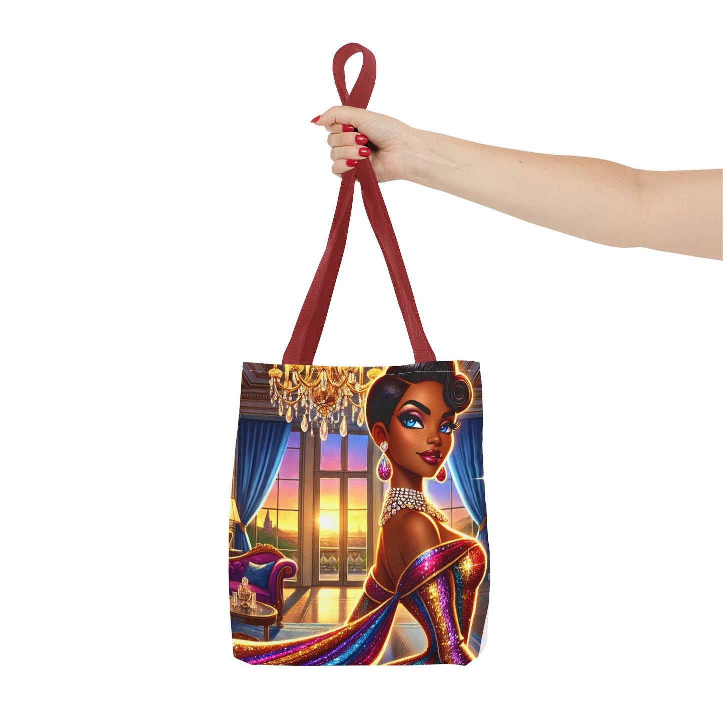 "Elegance Suits Me" - Tote Bag (AOP) - Creatively Designed Shop