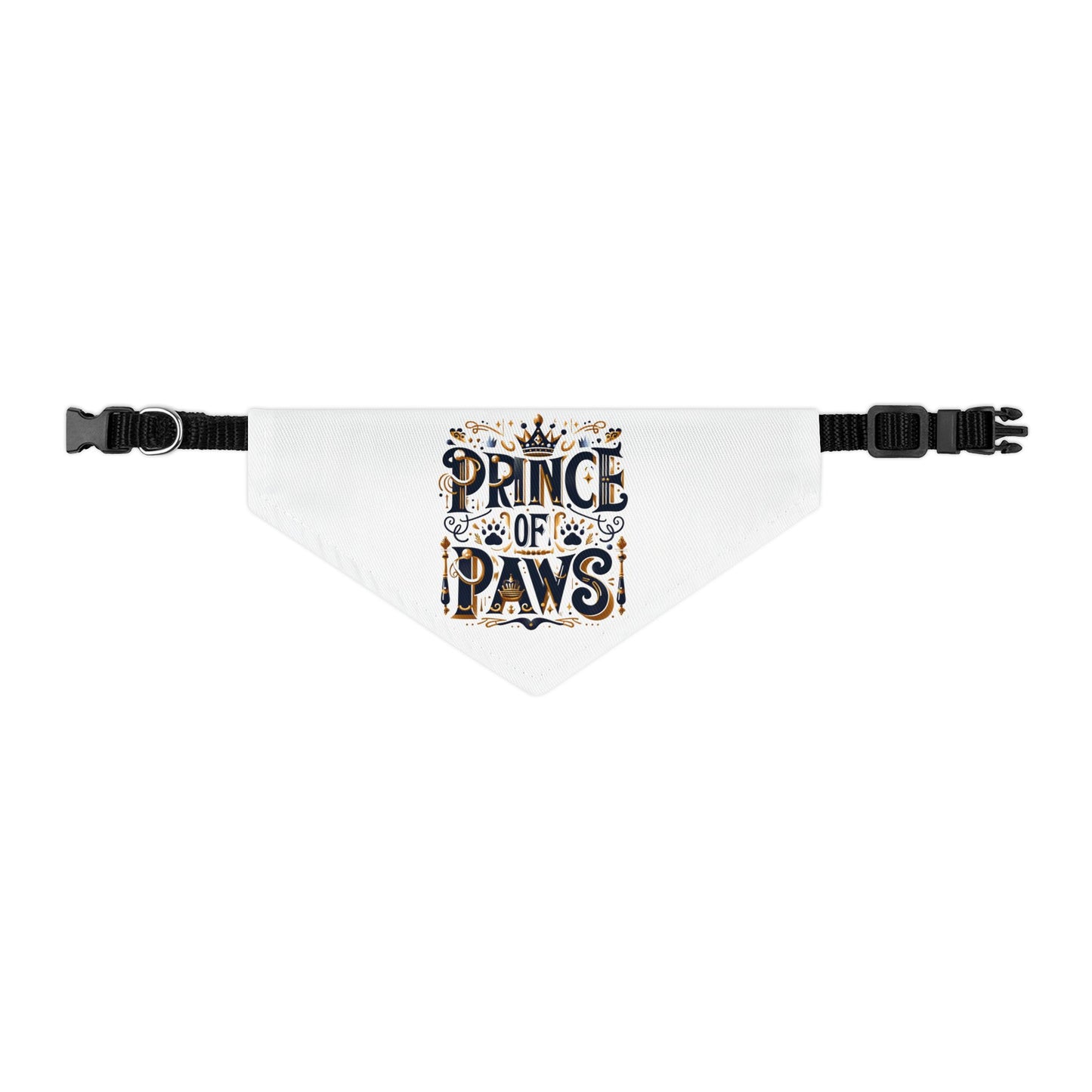 Prince of Paws - Pet Bandana Collar - Creatively Designed Shop