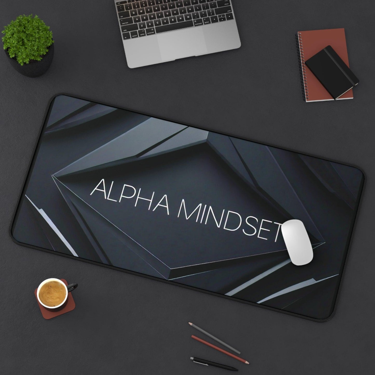 "Alpha Mindset" - Desk Mat - Creatively Designed Shop