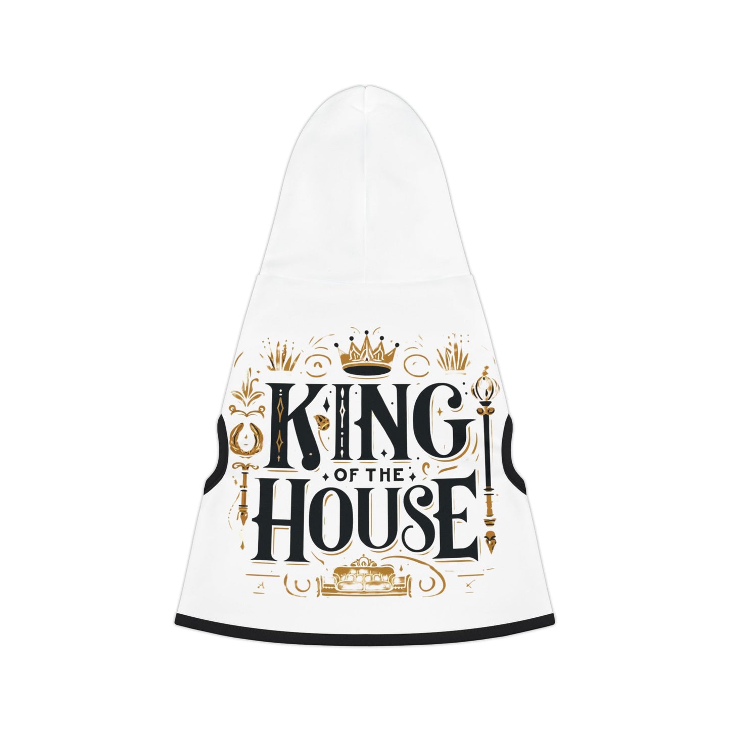 King of the House - Pet Hoodie - Creatively Designed Shop