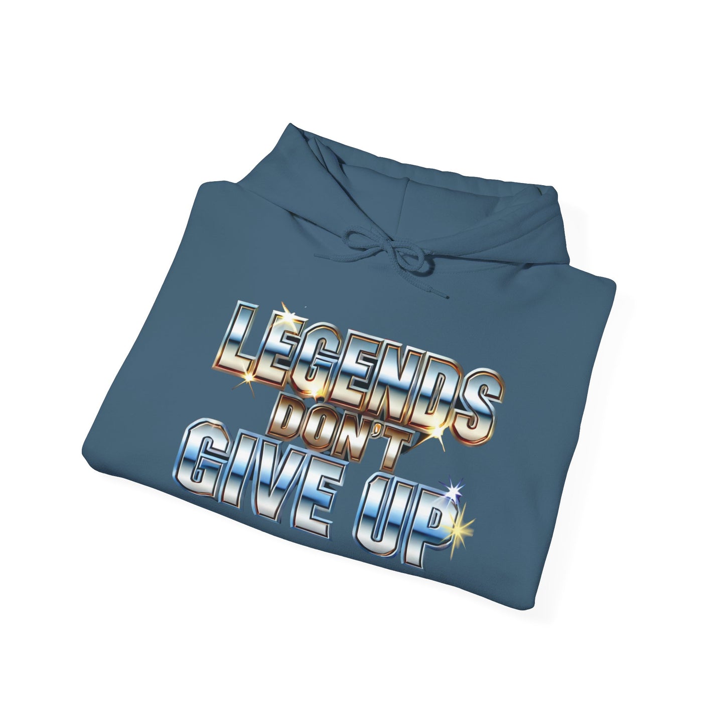 Legends Don't Give Up - Unisex Heavy Blend™ Hooded Sweatshirt - Creatively Designed Shop