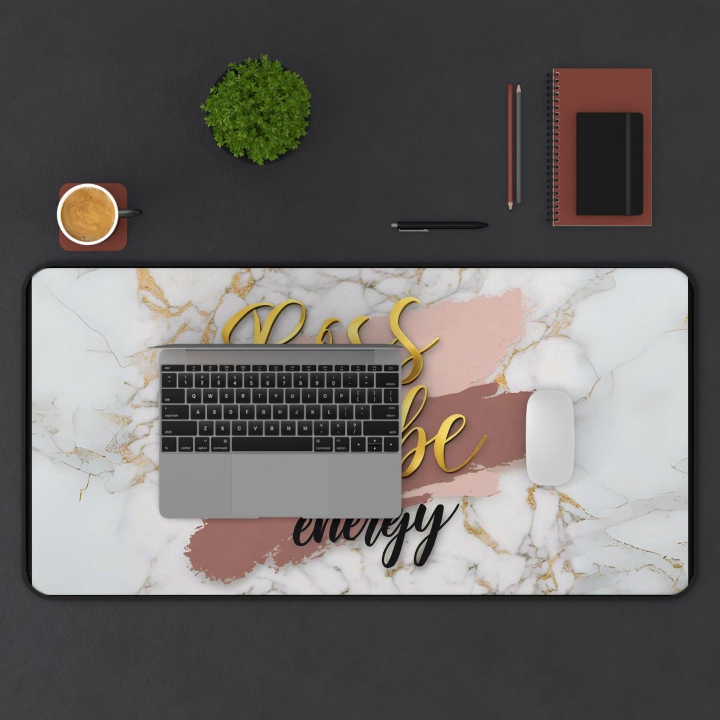 "Boss Babe Energy" - Desk Mat - Creatively Designed Shop