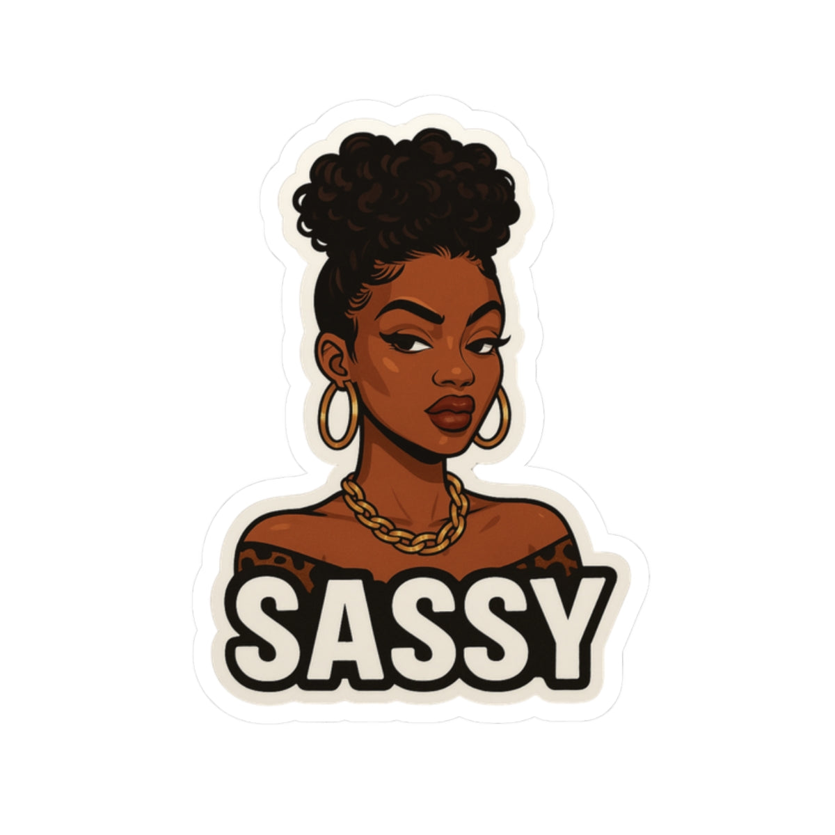 Sassy - Kiss-Cut Sticker