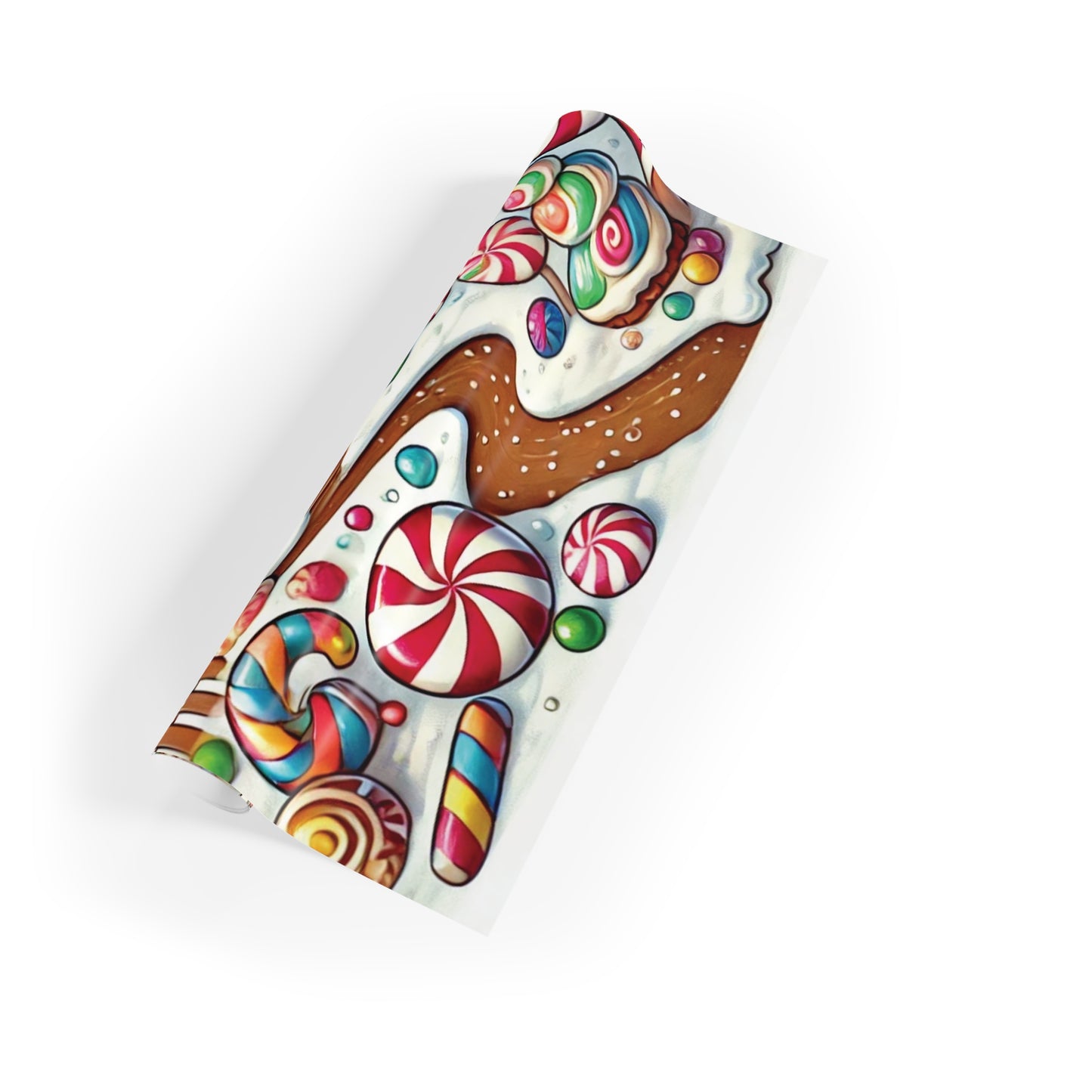 Gingerbread Village - Gift Wrapping Paper Rolls, 1pc - Creatively Designed Shop