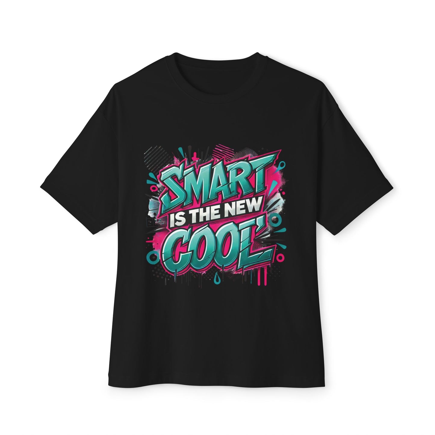 Smart is the New Cool - Unisex Oversized Boxy Tee