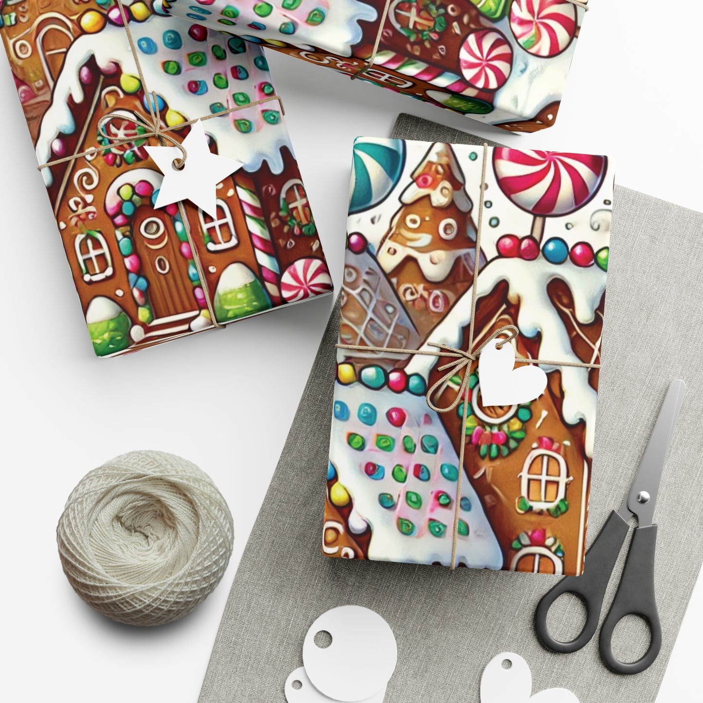 Gingerbread Village - Gift Wrap Papers - Creatively Designed Shop