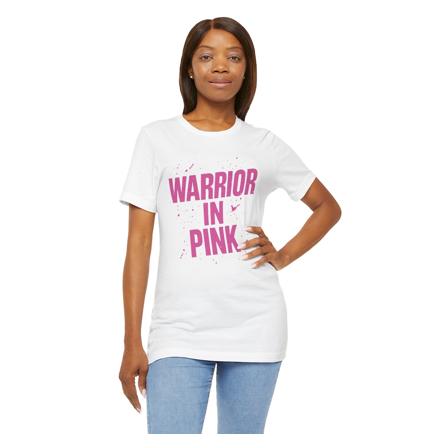 Warrior in Pink - Unisex Jersey Short Sleeve Tee
