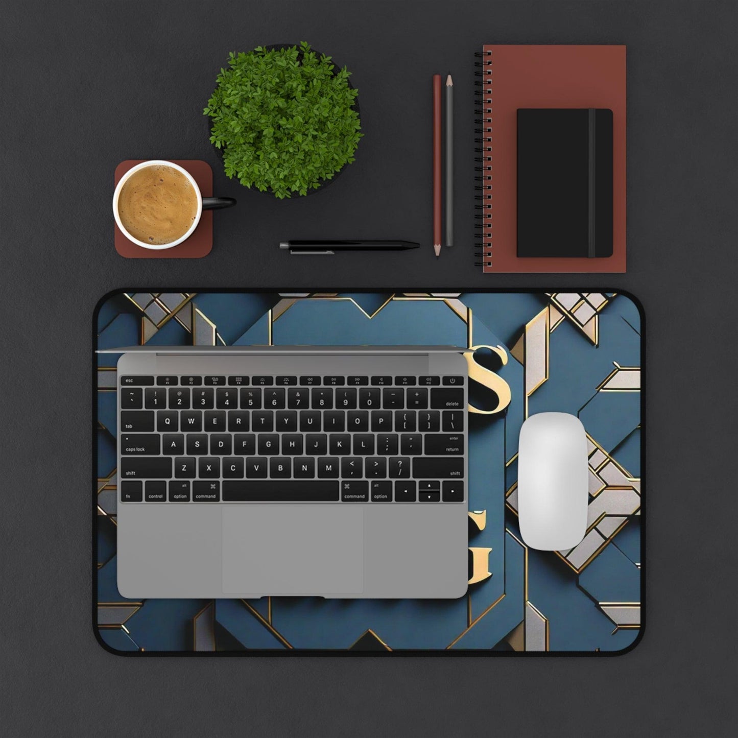 "Jesus is King" - Desk Mat - Creatively Designed Shop