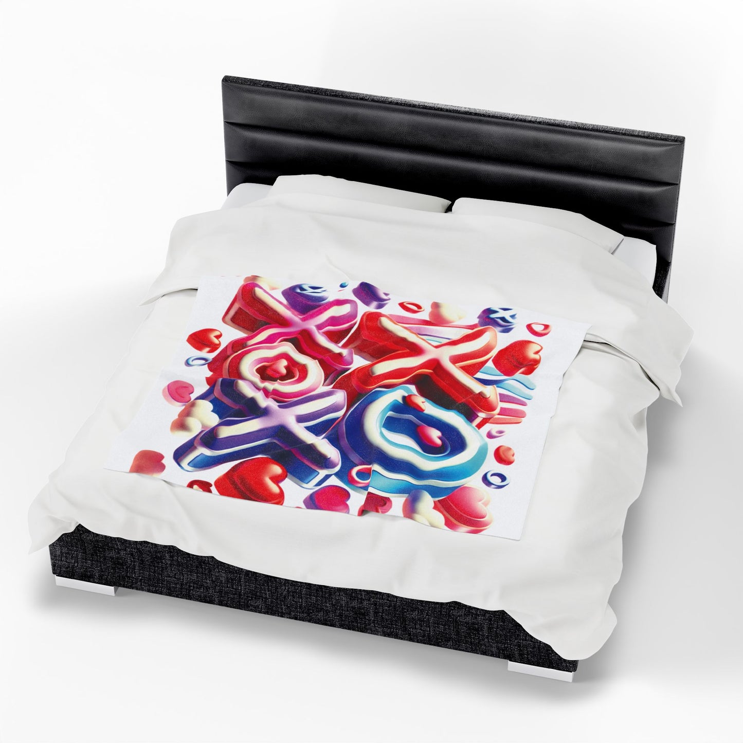 XOXO - Velveteen Plush Blanket