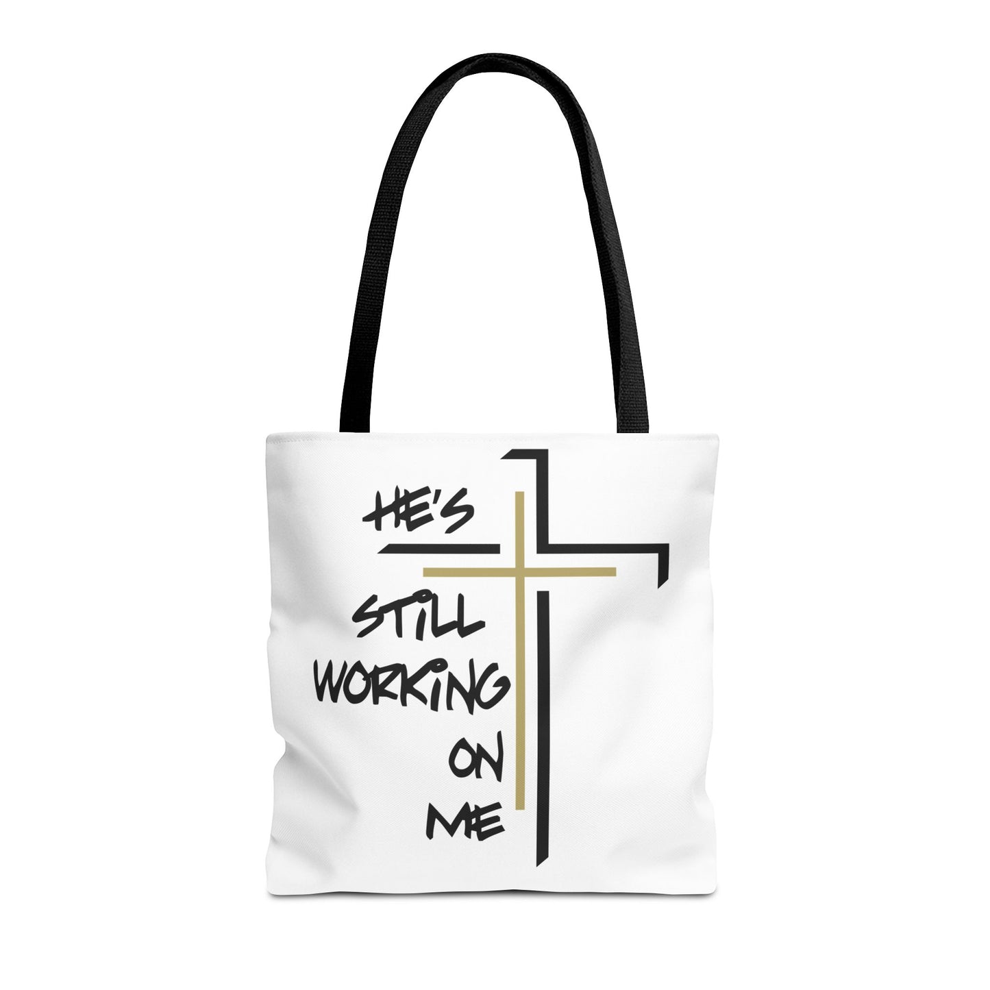 He's Still Working On Me - Tote Bag (AOP) - Creatively Designed Shop