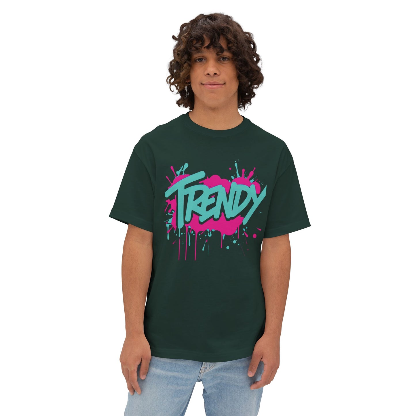 "Trendy" - Unisex Oversized Boxy Tee