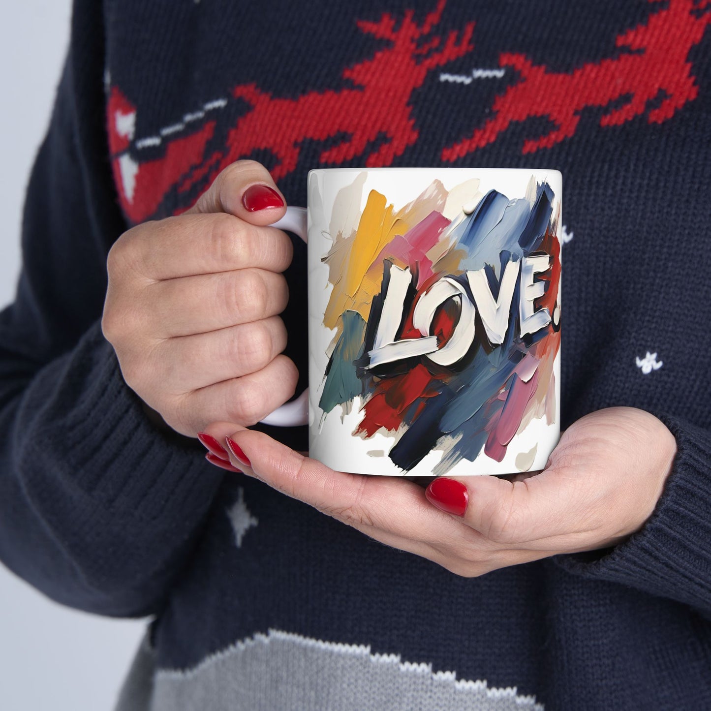 Love Splash - Ceramic Mug (11oz & 15oz) - Creatively Designed Shop