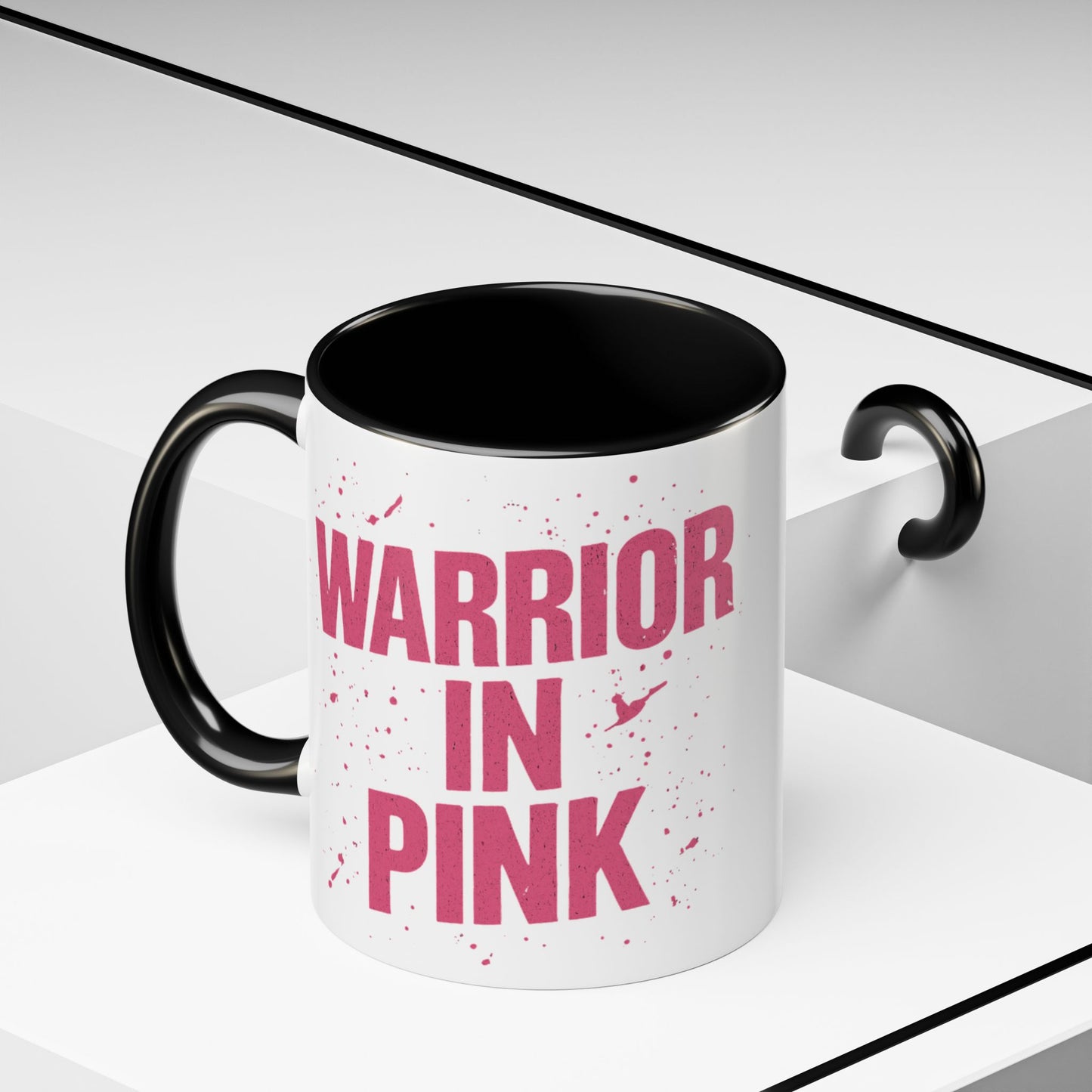 Warrior in Pink - Accent Coffee Mug
