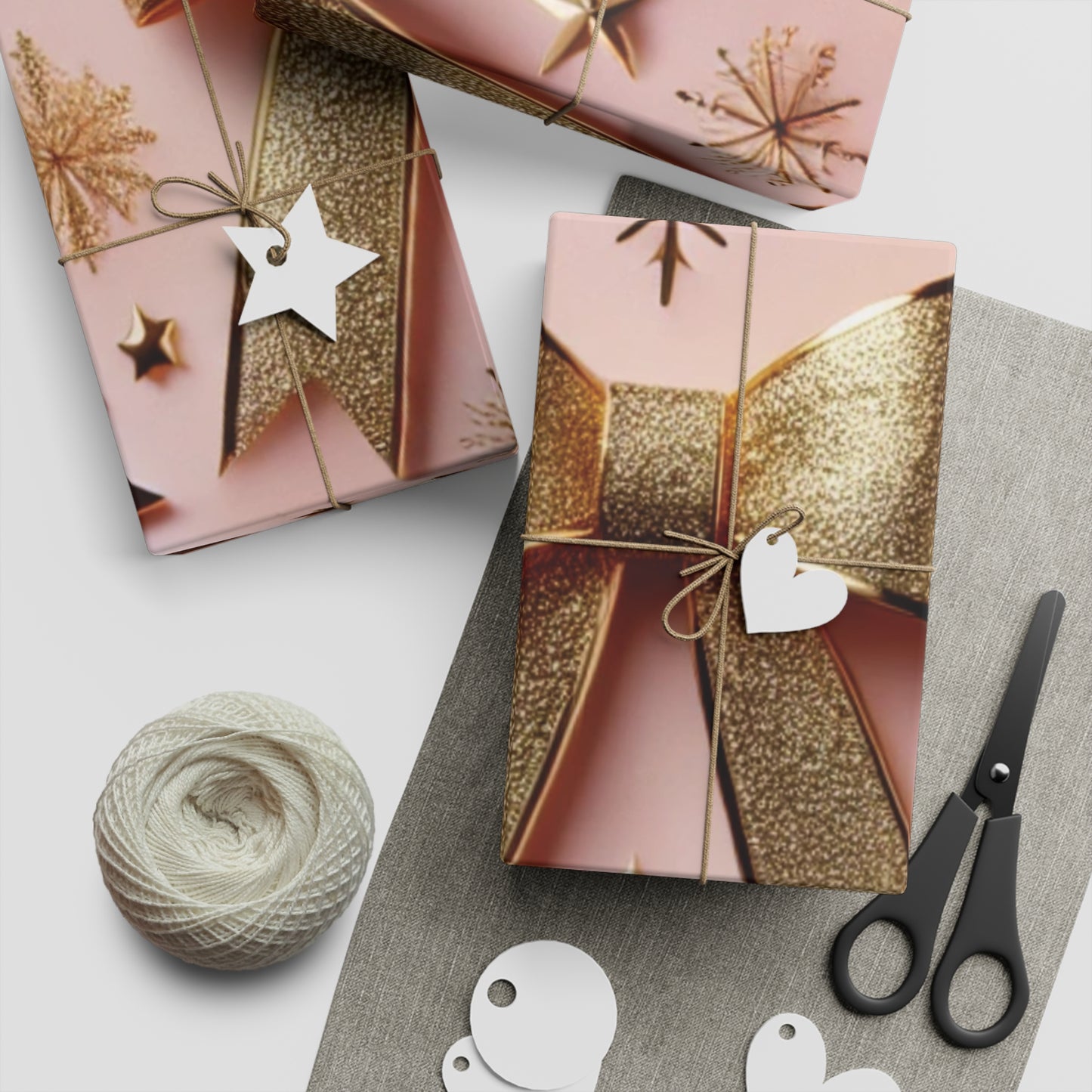 Pink & Gold Glam - Gift Wrapping Paper Sheets, 1pc - Creatively Designed Shop
