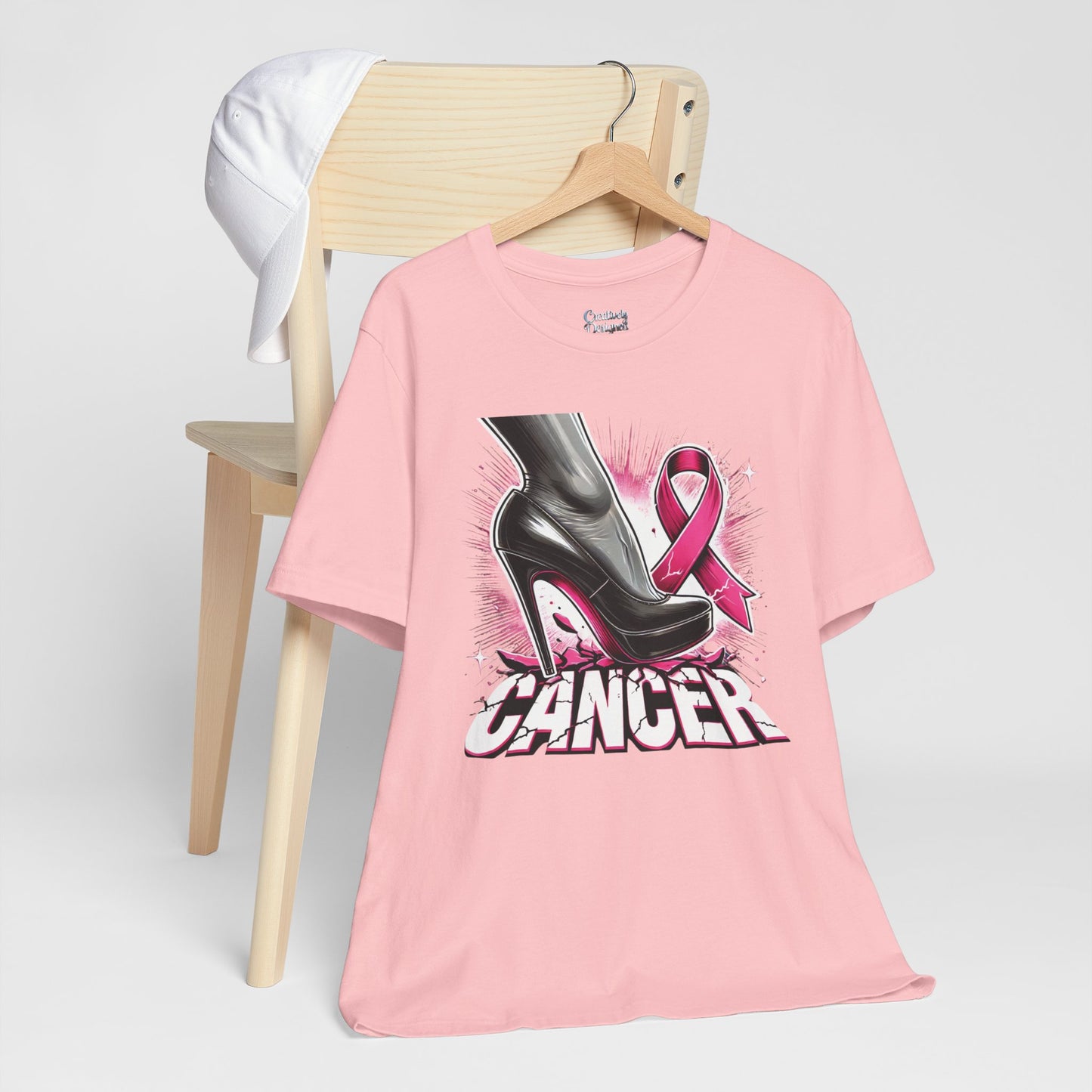 Stepping on Cancer - Unisex Jersey Short Sleeve Tee