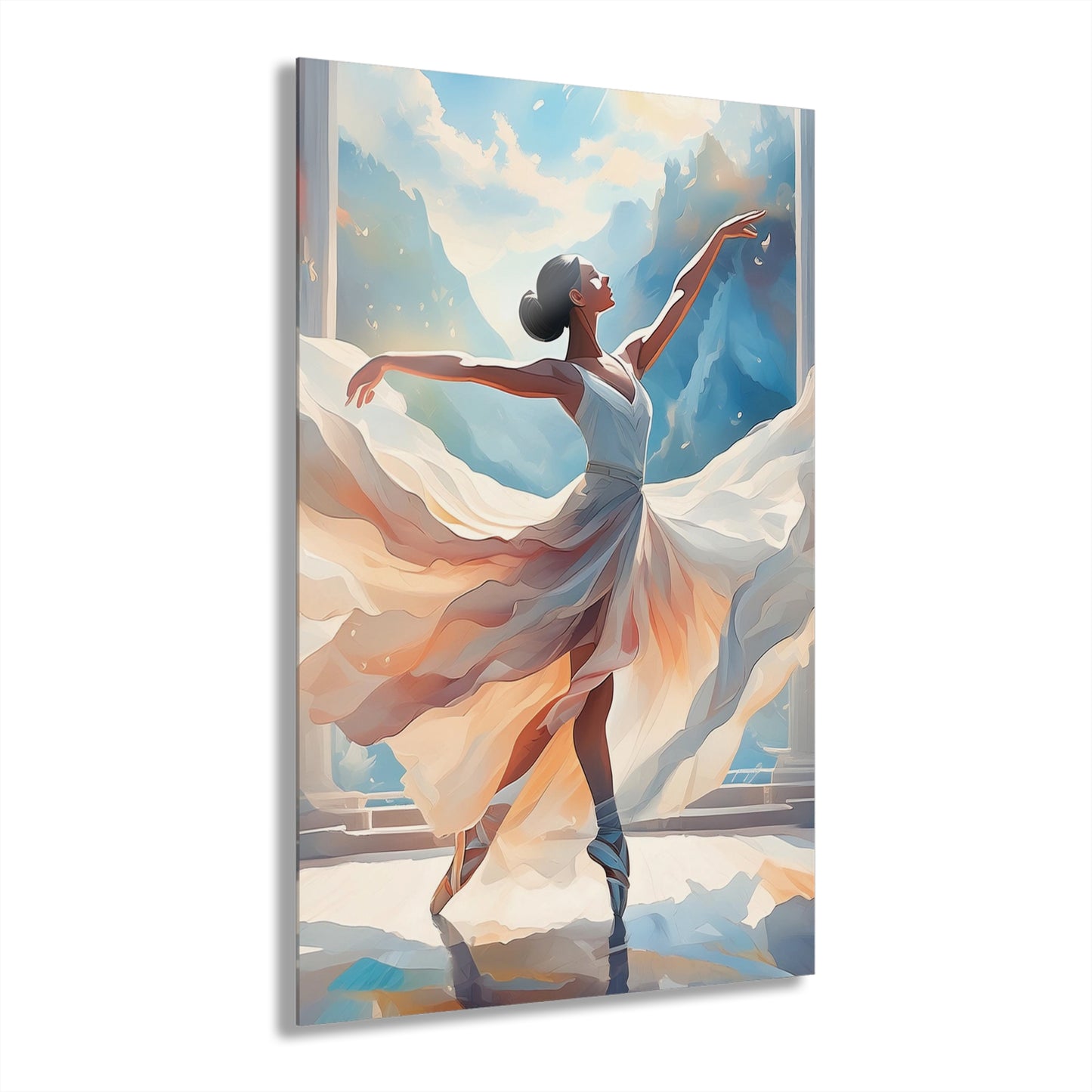 "Beautiful Ballerina" - Acrylic Prints (French Cleat Hanging) - Creatively Designed Shop