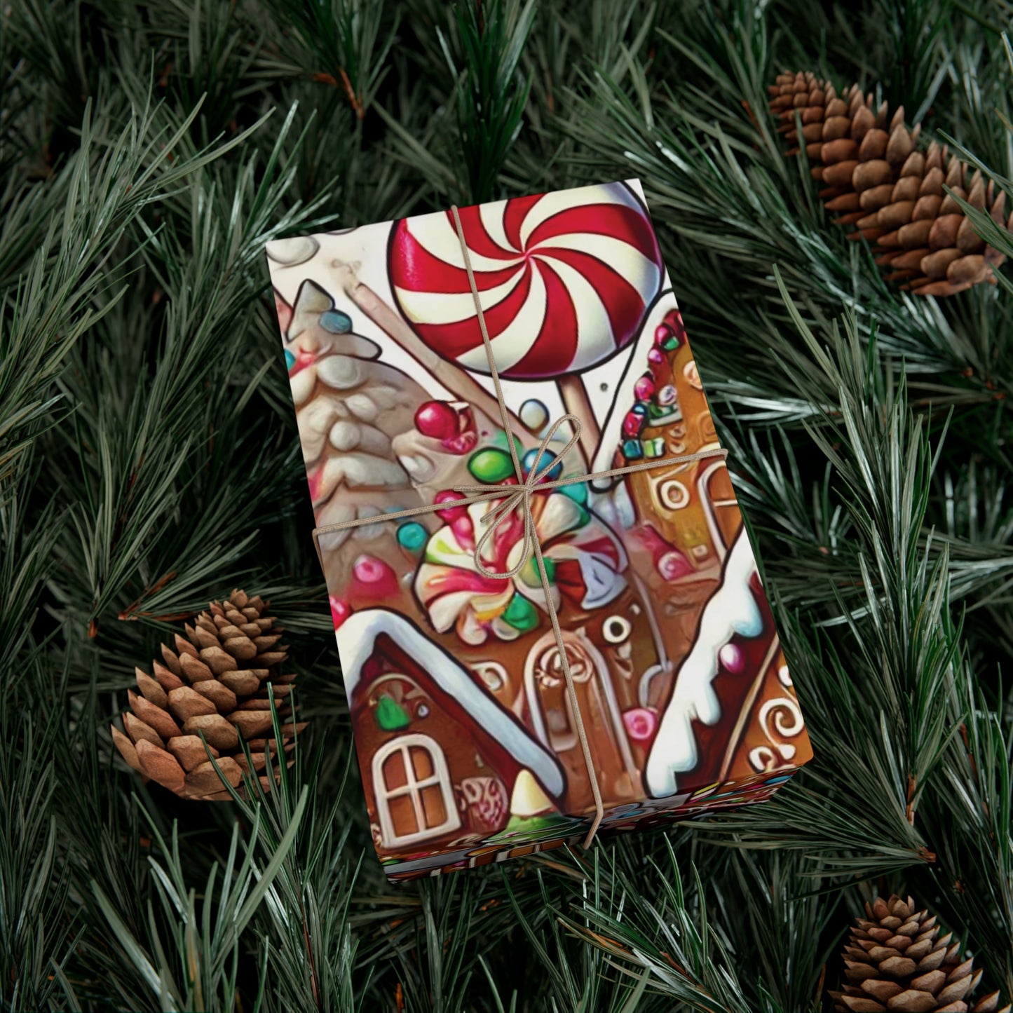 Gingerbread Village - Gift Wrap Papers - Creatively Designed Shop