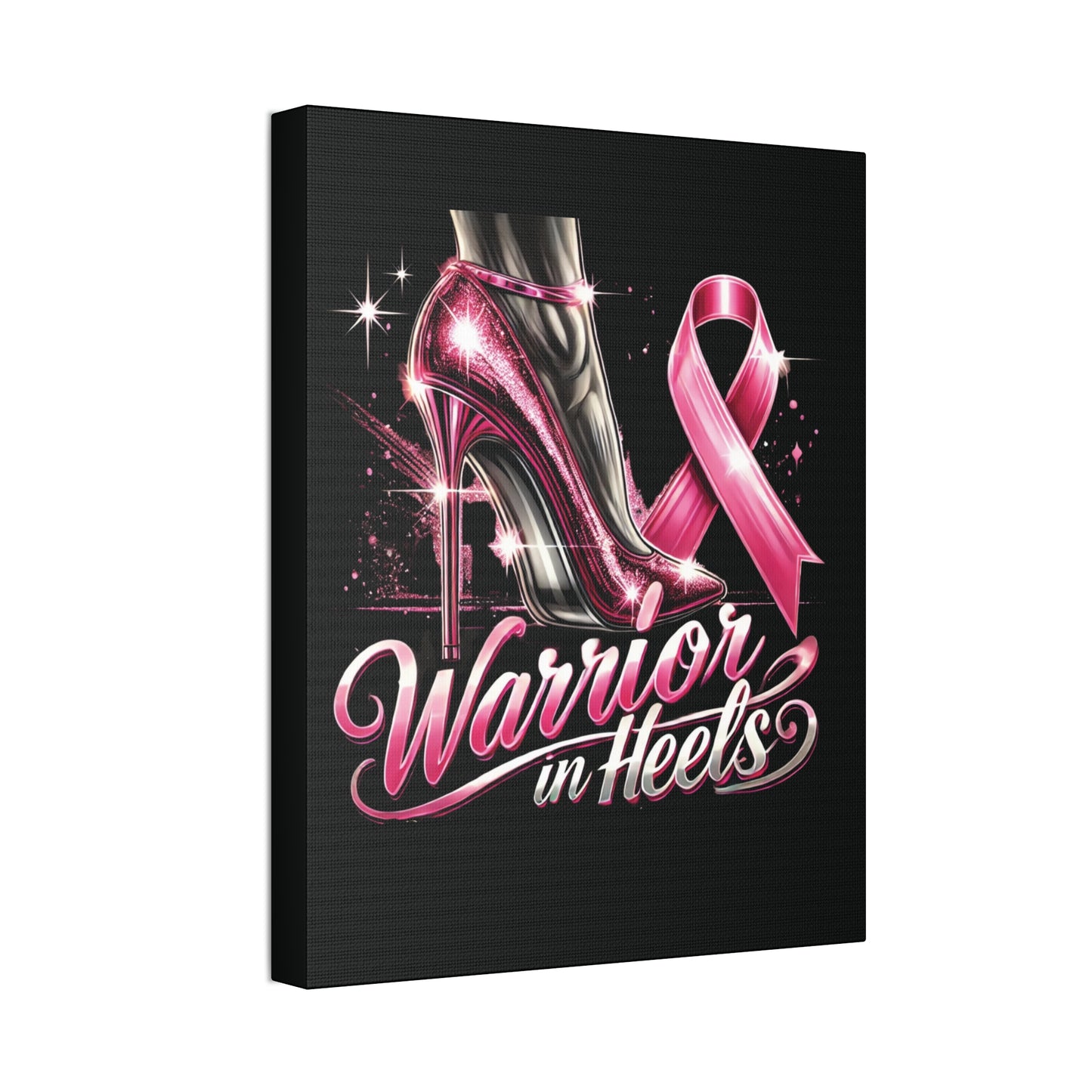 Pink Warrior Heels - Canvas Art