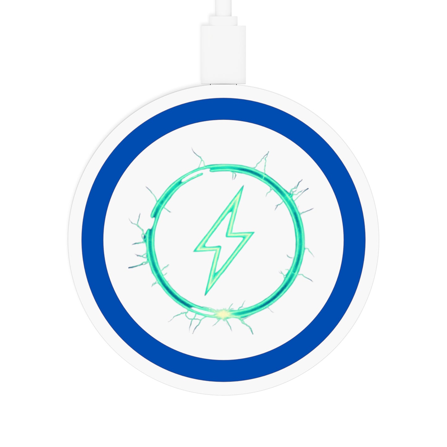 Charging Bolt (Green) - Quake Wireless Charging Pad - Creatively Designed Shop