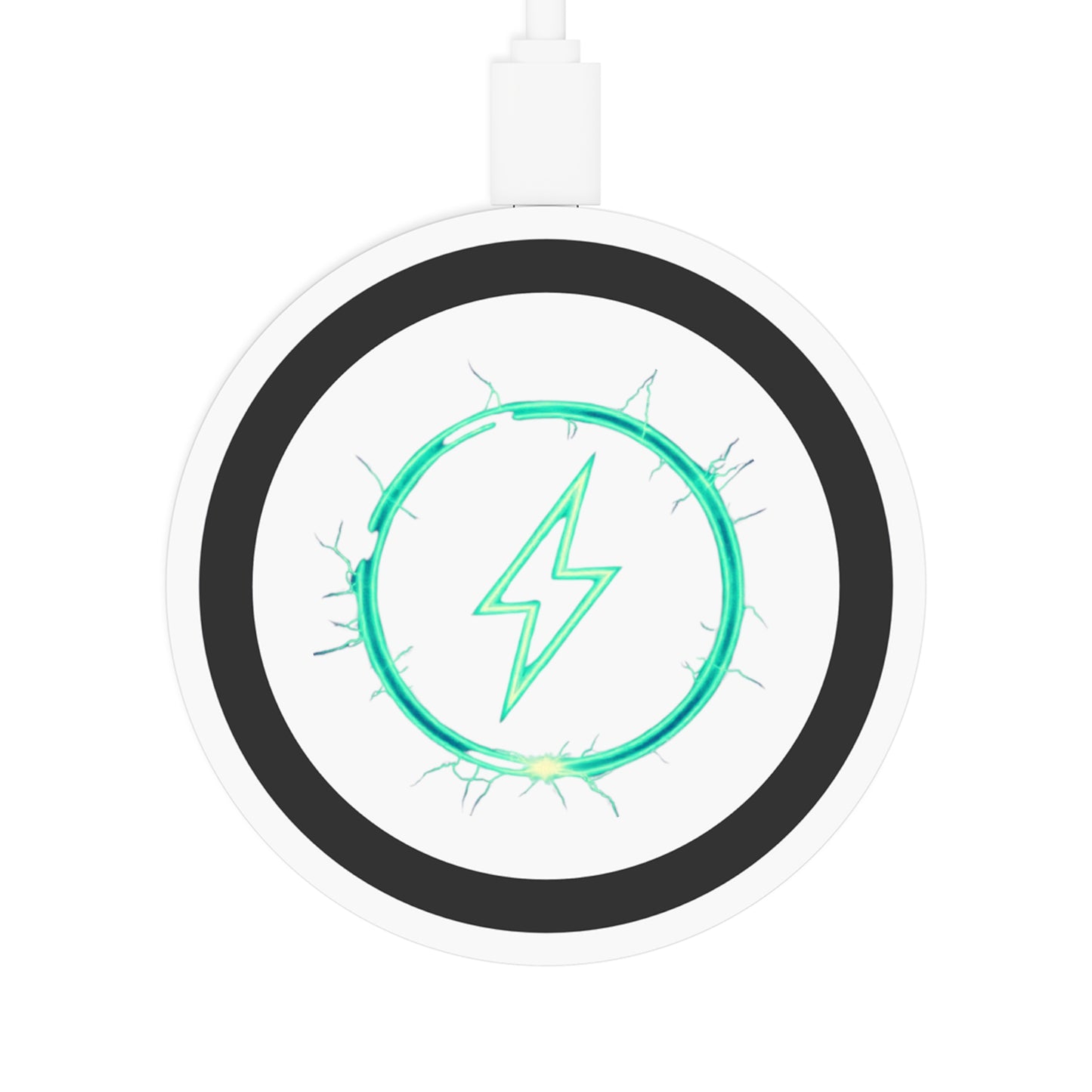 Charging Bolt (Green) - Quake Wireless Charging Pad - Creatively Designed Shop