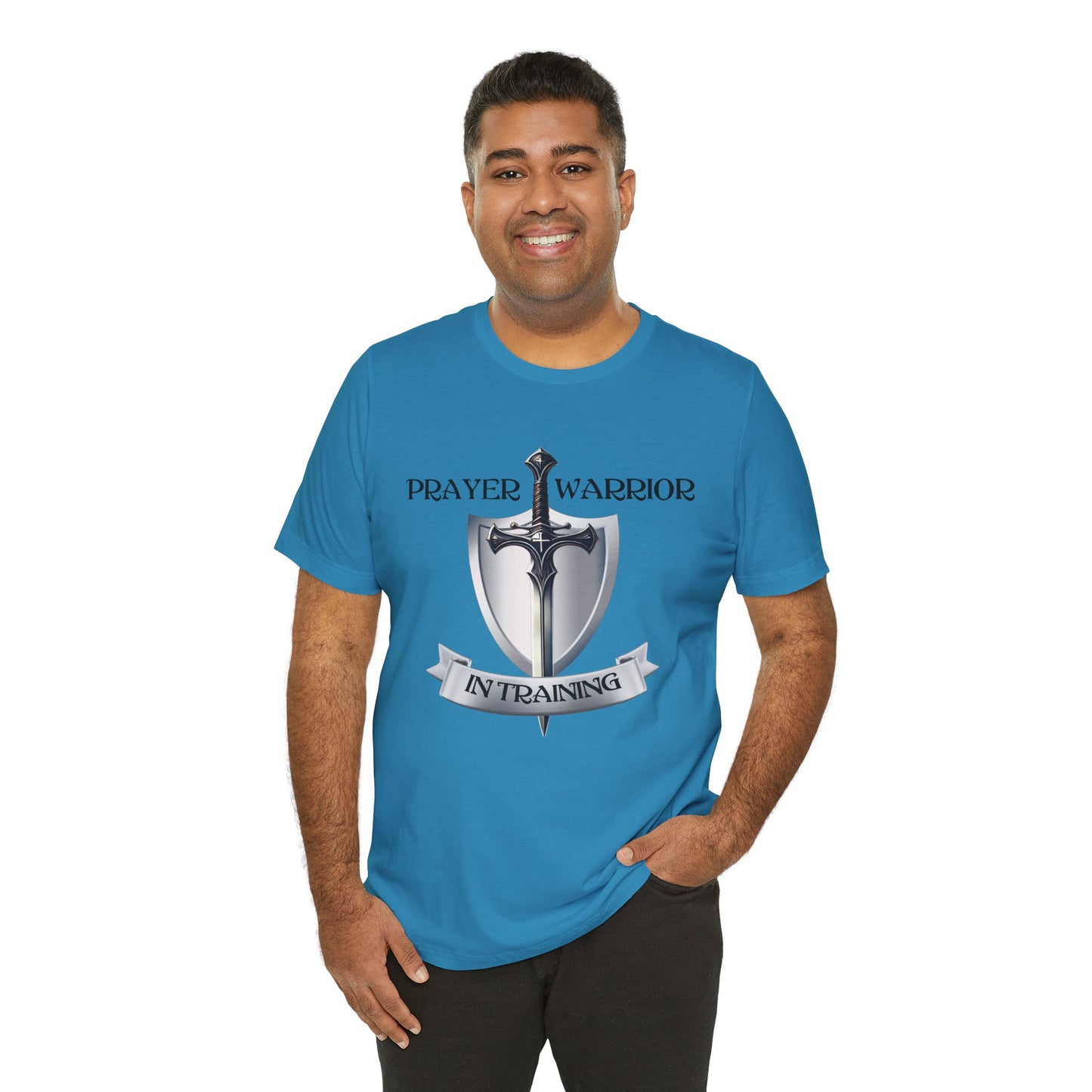 Prayer Warrior in Training - Unisex Jersey Short Sleeve Tee