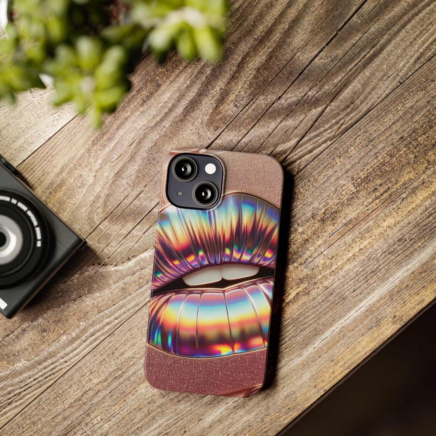 "Bronze Kiss" - Slim Phone Cases - Creatively Designed Shop