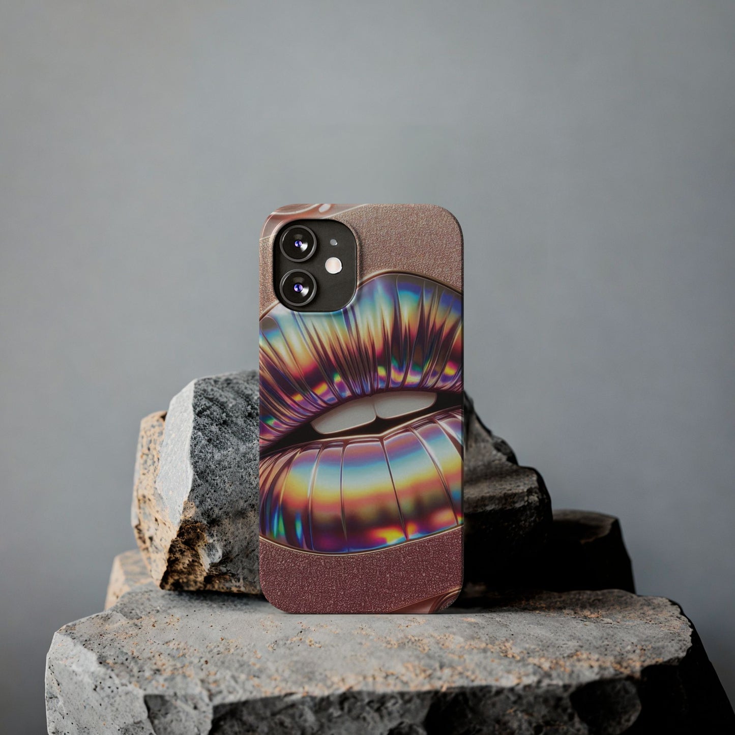 "Bronze Kiss" - Slim Phone Cases - Creatively Designed Shop