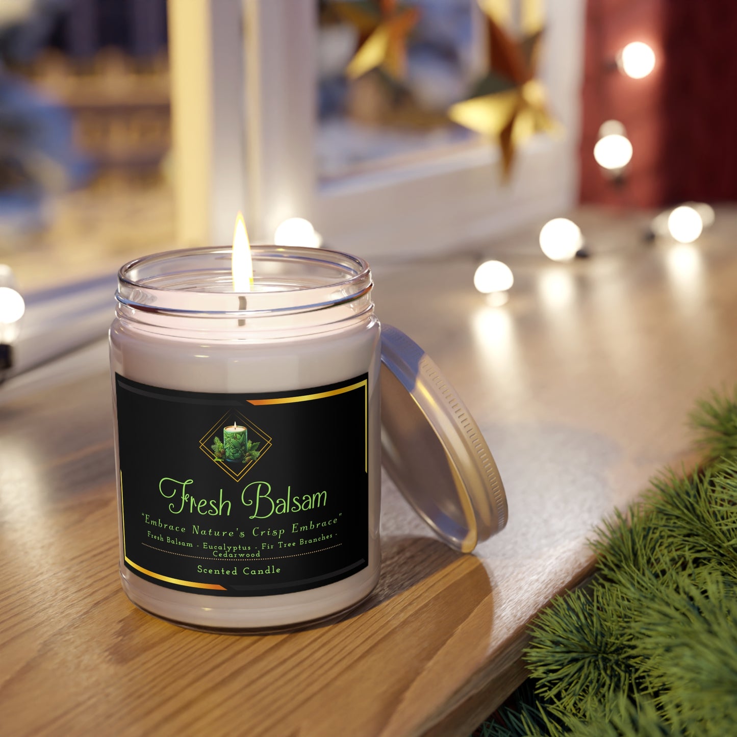 Fresh Balsam - Scented Candles, 9oz - Creatively Designed Shop