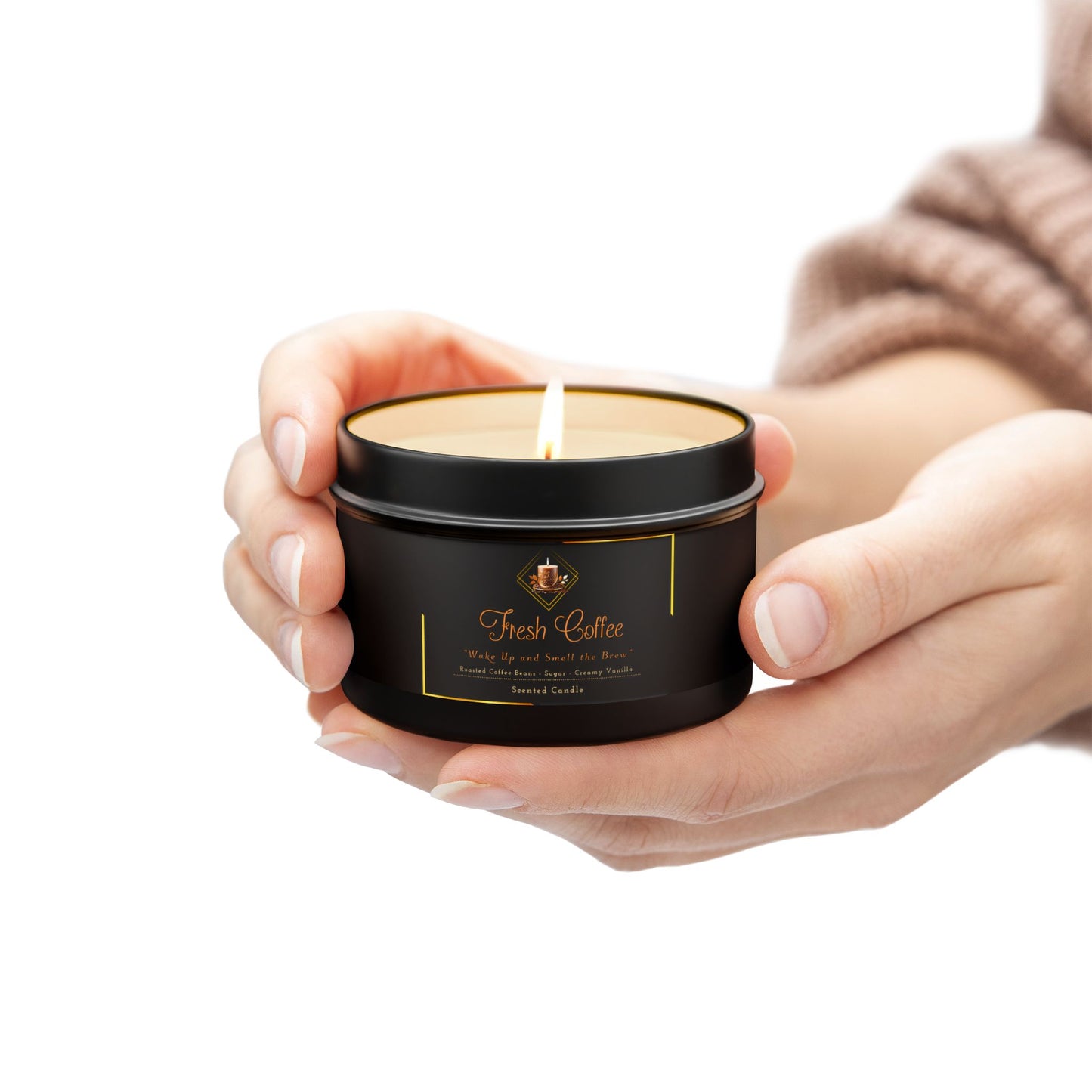 Fresh Coffee - Tin Candles