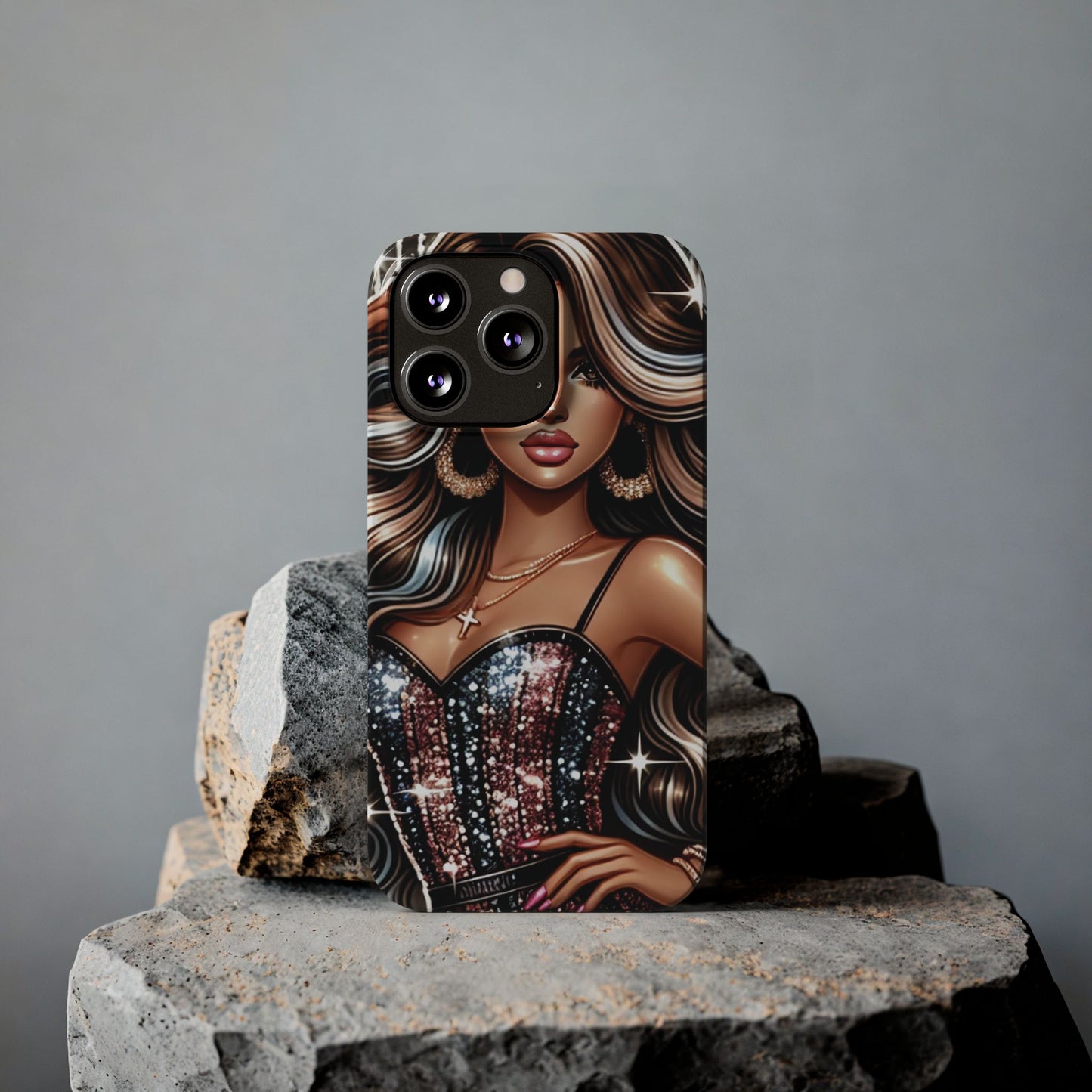 "Beautiful" - Slim Phone Cases - Creatively Designed Shop