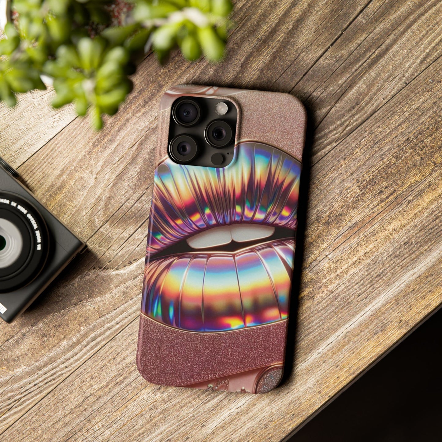 "Bronze Kiss" - Slim Phone Cases - Creatively Designed Shop