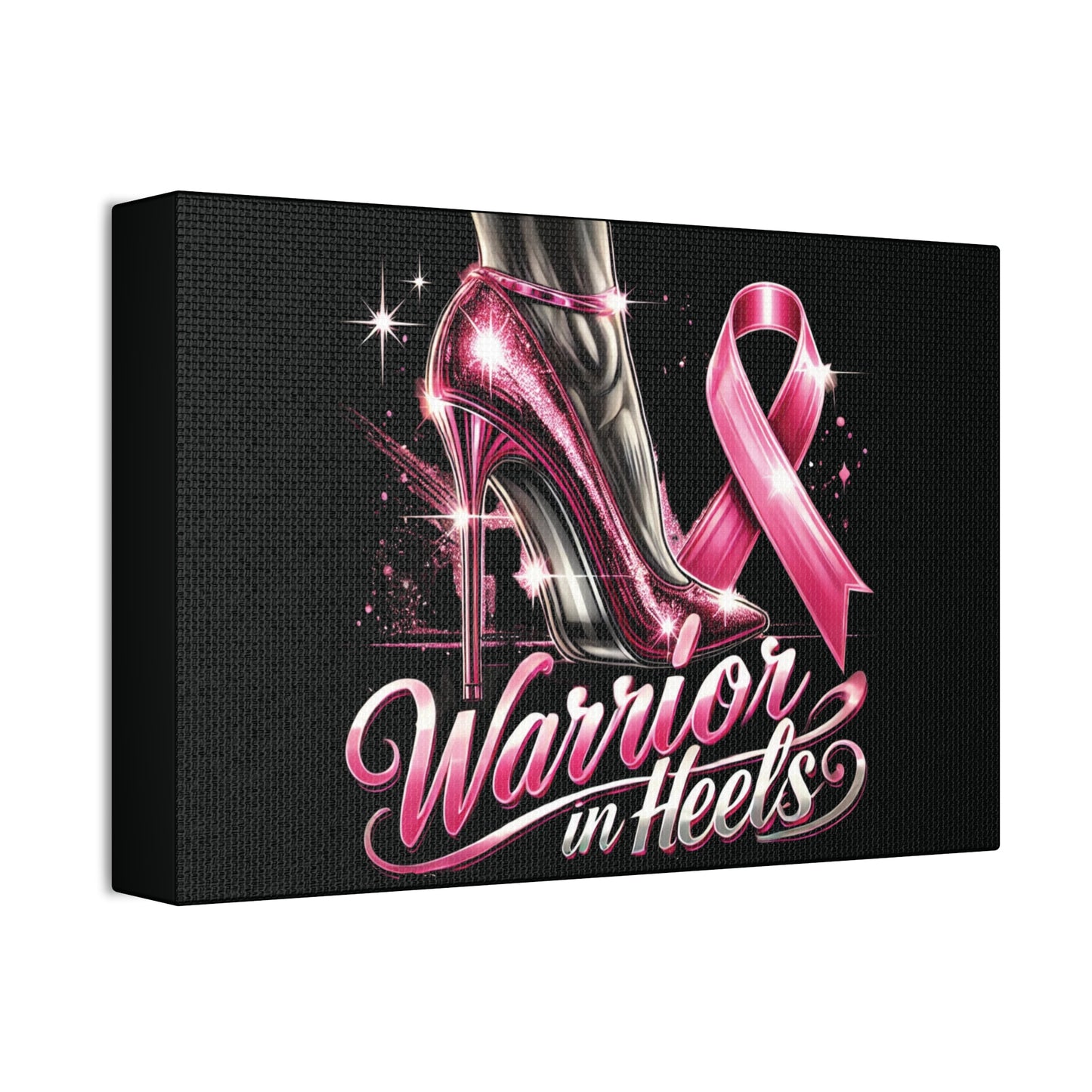 Pink Warrior Heels - Canvas Art