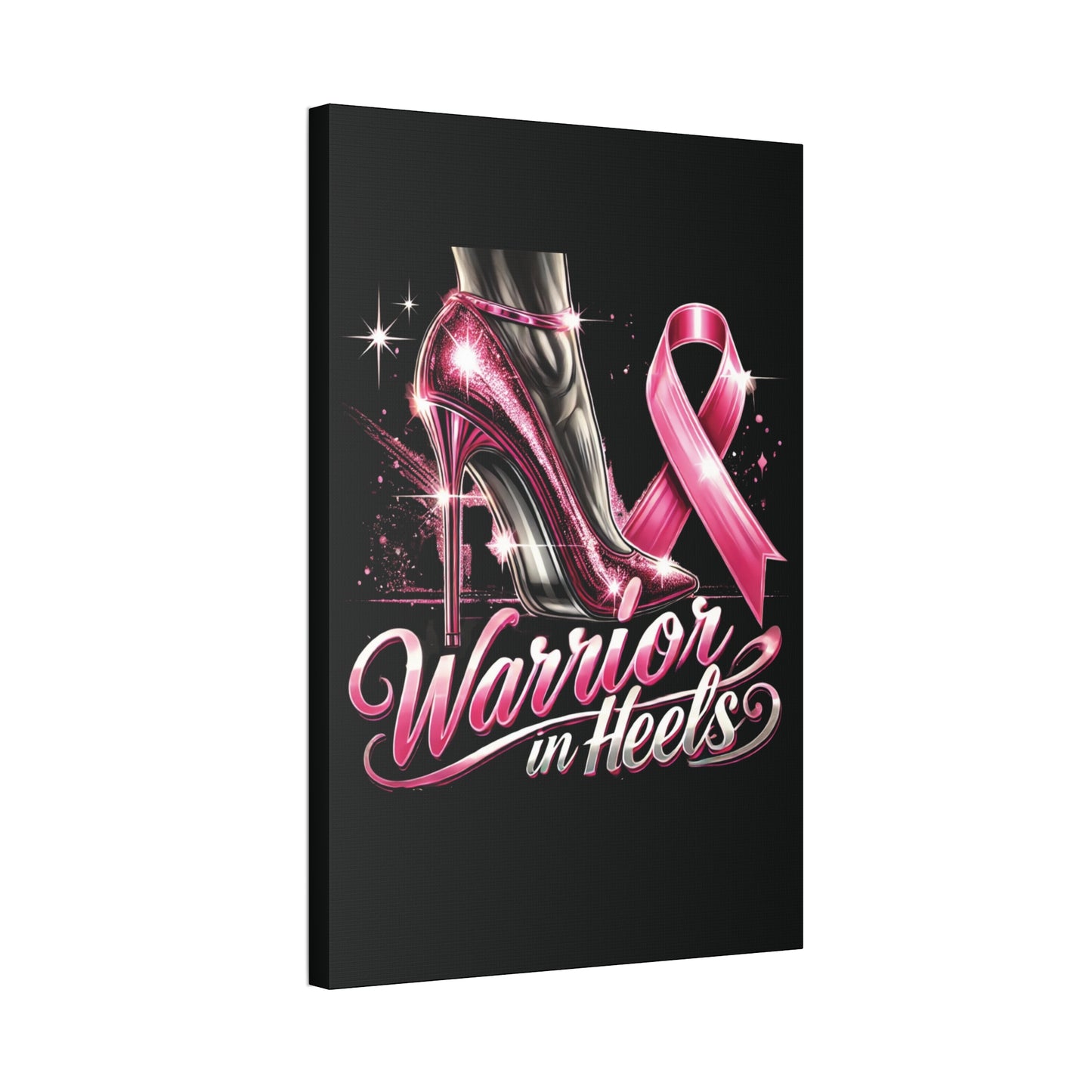 Pink Warrior Heels - Canvas Art
