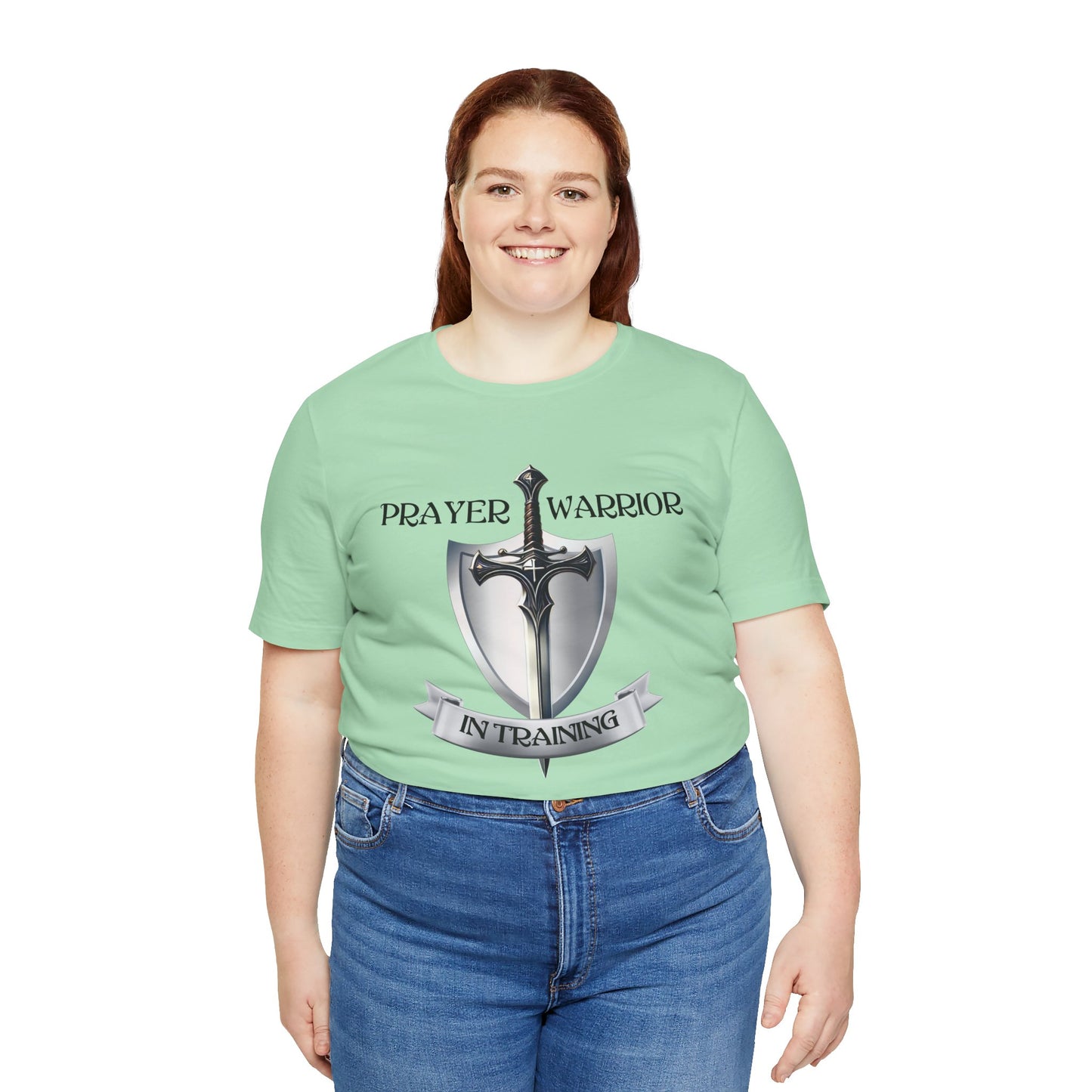 Prayer Warrior in Training - Unisex Jersey Short Sleeve Tee
