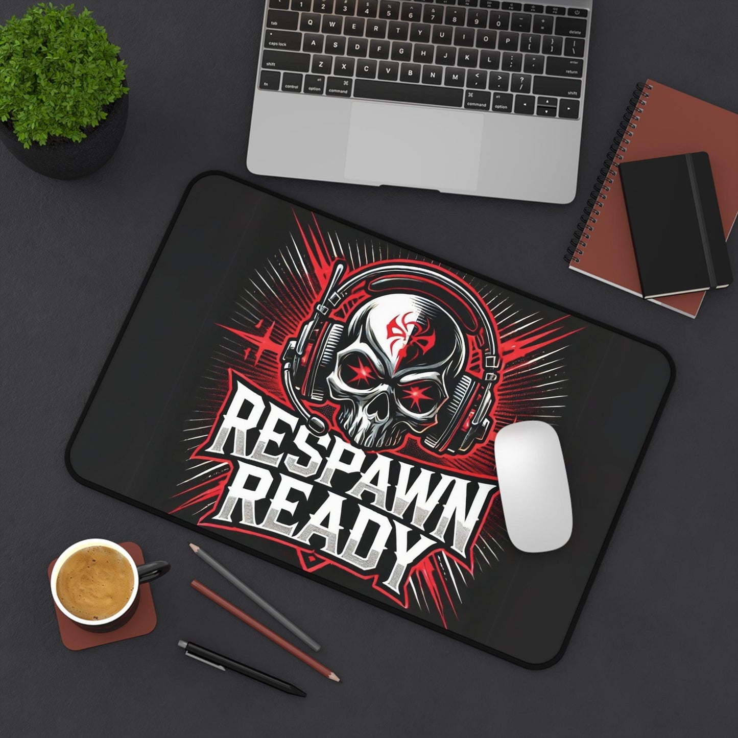 "Respawn Ready" - Desk Mat - Creatively Designed Shop