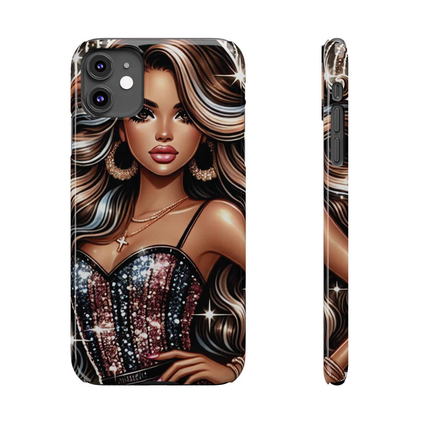 "Beautiful" - Slim Phone Cases - Creatively Designed Shop