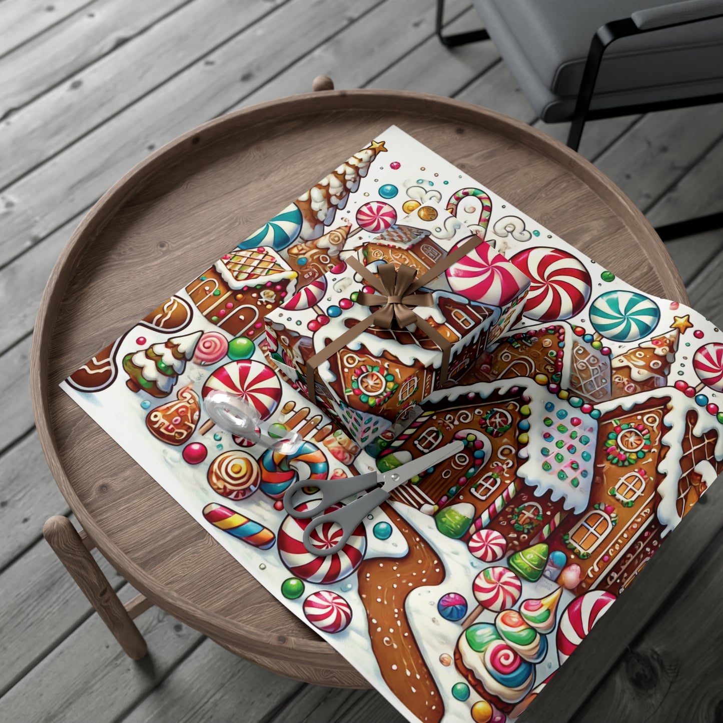 Gingerbread Village - Gift Wrap Papers - Creatively Designed Shop