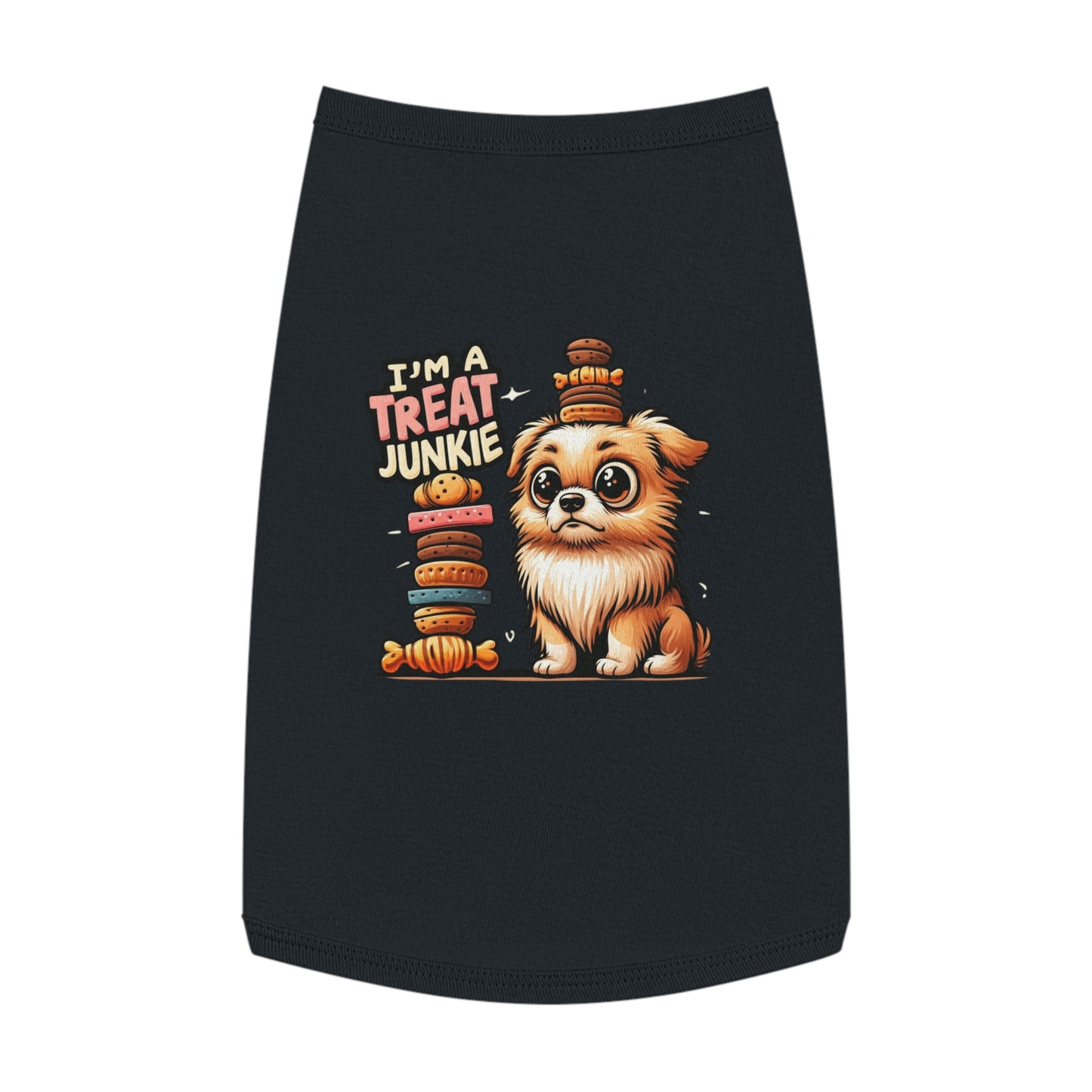 I'm A Treat Junkie - Pet Tank Top - Creatively Designed Shop