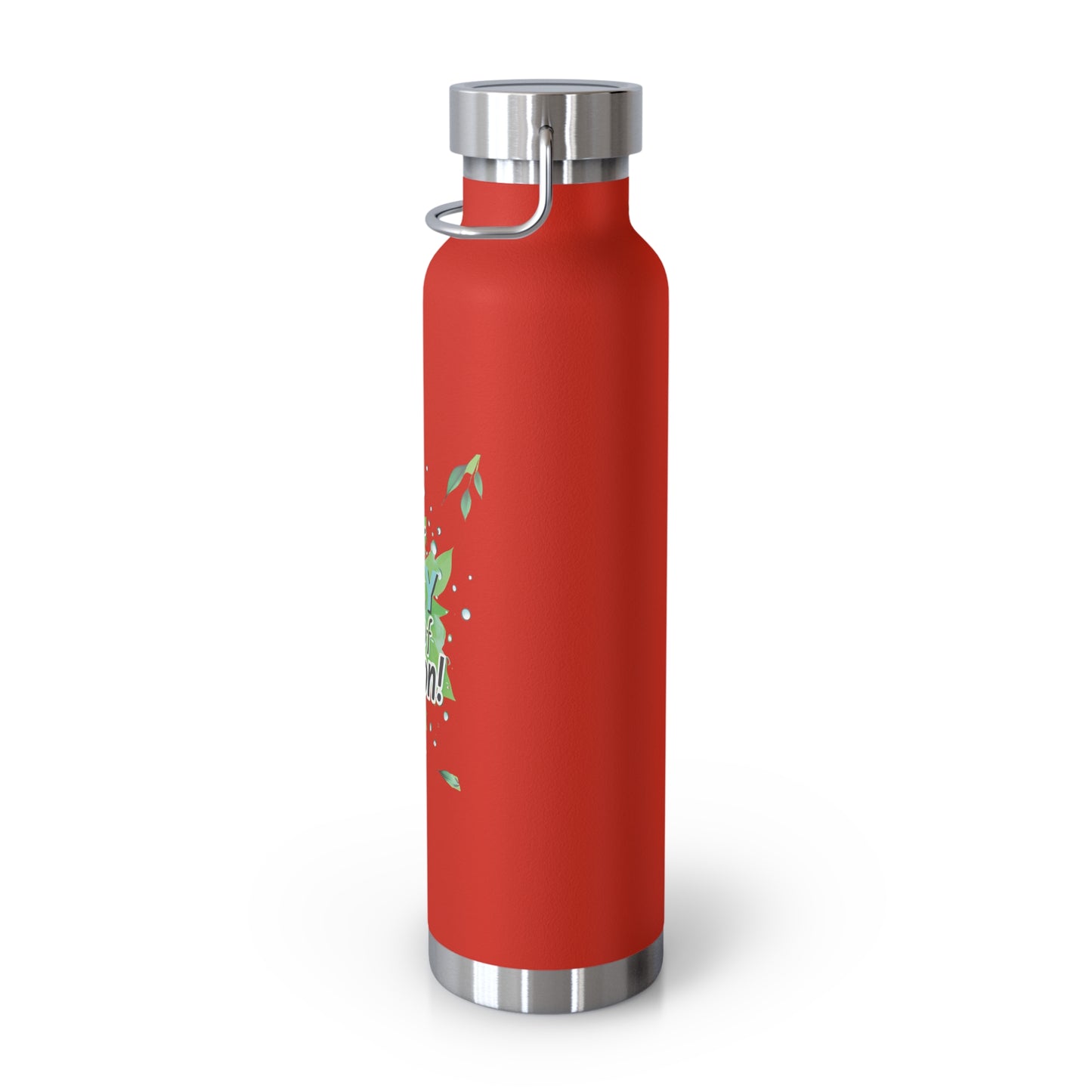 "Your Daily Dose of Hydration" - Copper Vacuum Insulated Bottle, 22oz - Creatively Designed Shop