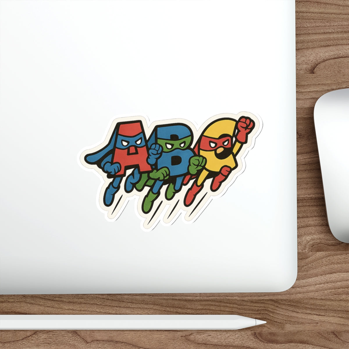 ABC Superheroes - Die-Cut Sticker