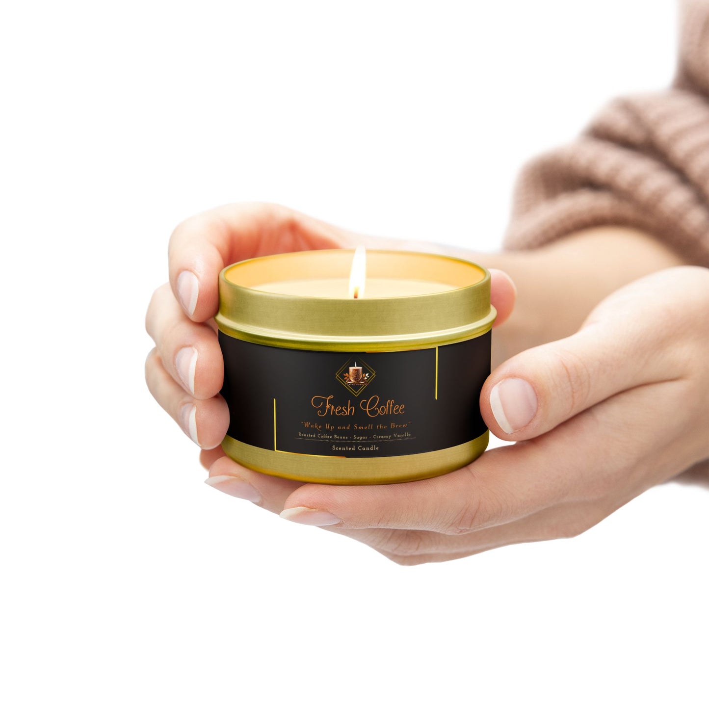 Fresh Coffee - Tin Candles