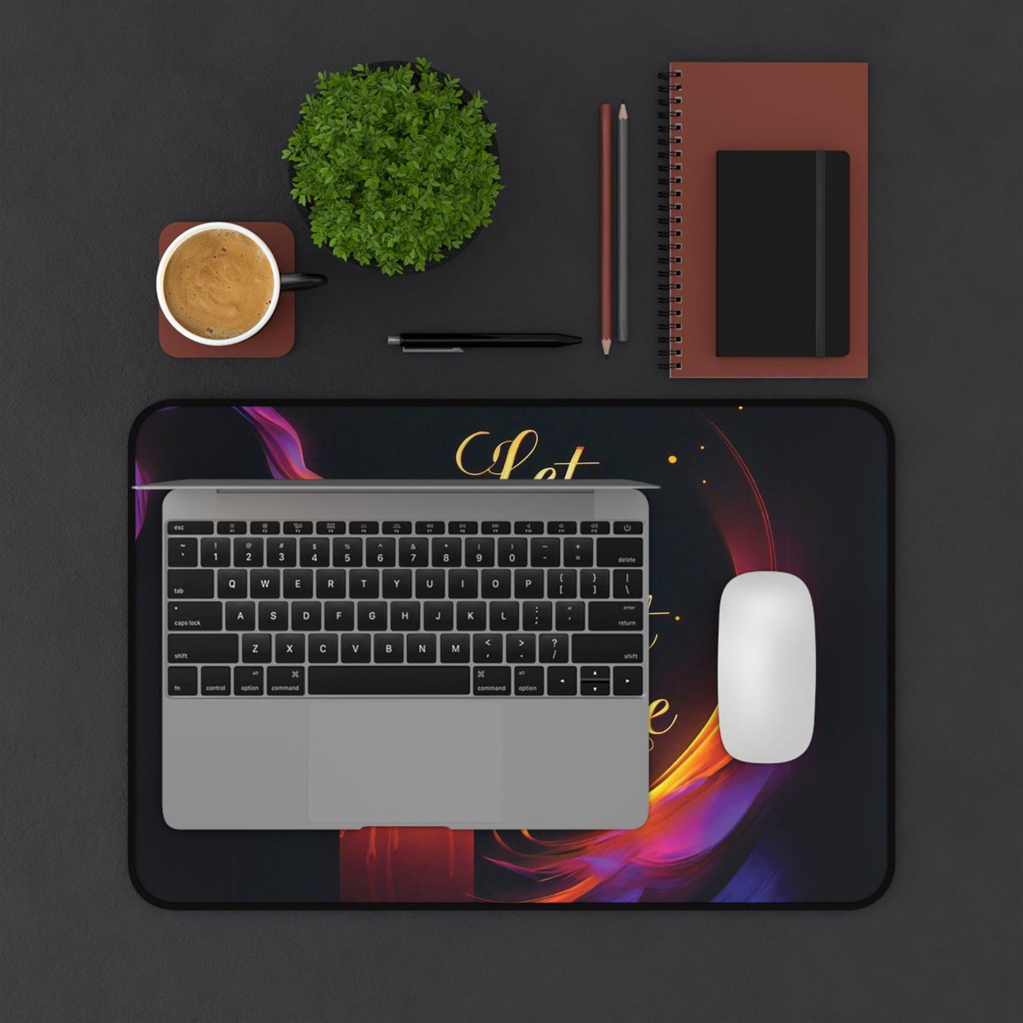 "Let Your Light Shine" - Desk Mat - Creatively Designed Shop