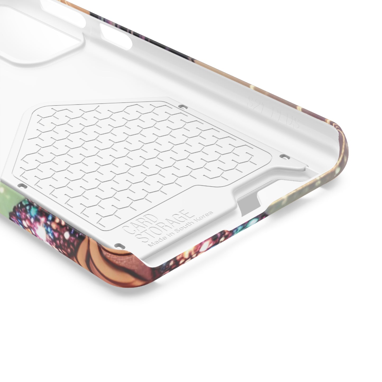 "Stunning" - Phone Case With Card Holder - Creatively Designed Shop