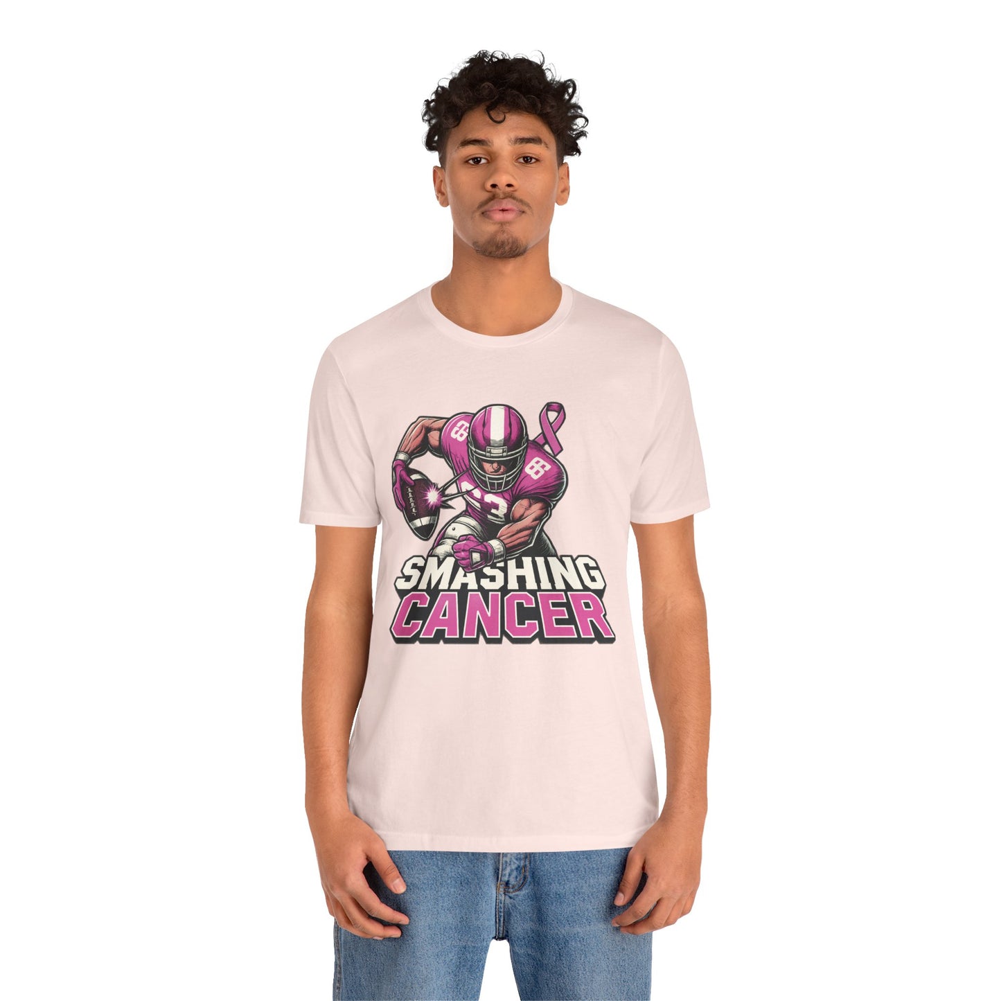 Smashing Cancer - Unisex Jersey Short Sleeve Tee