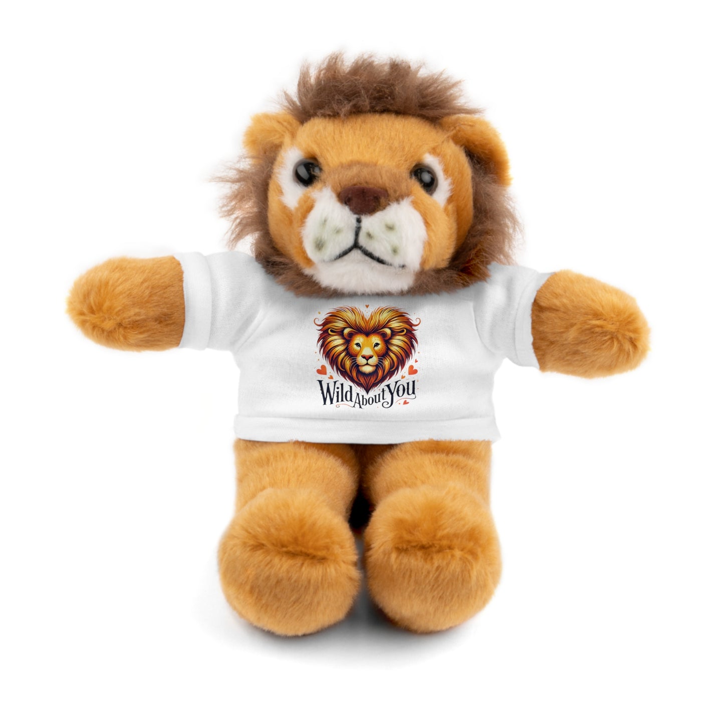 'Wild About You' - Stuffed Lion with Tee - Creatively Designed Shop
