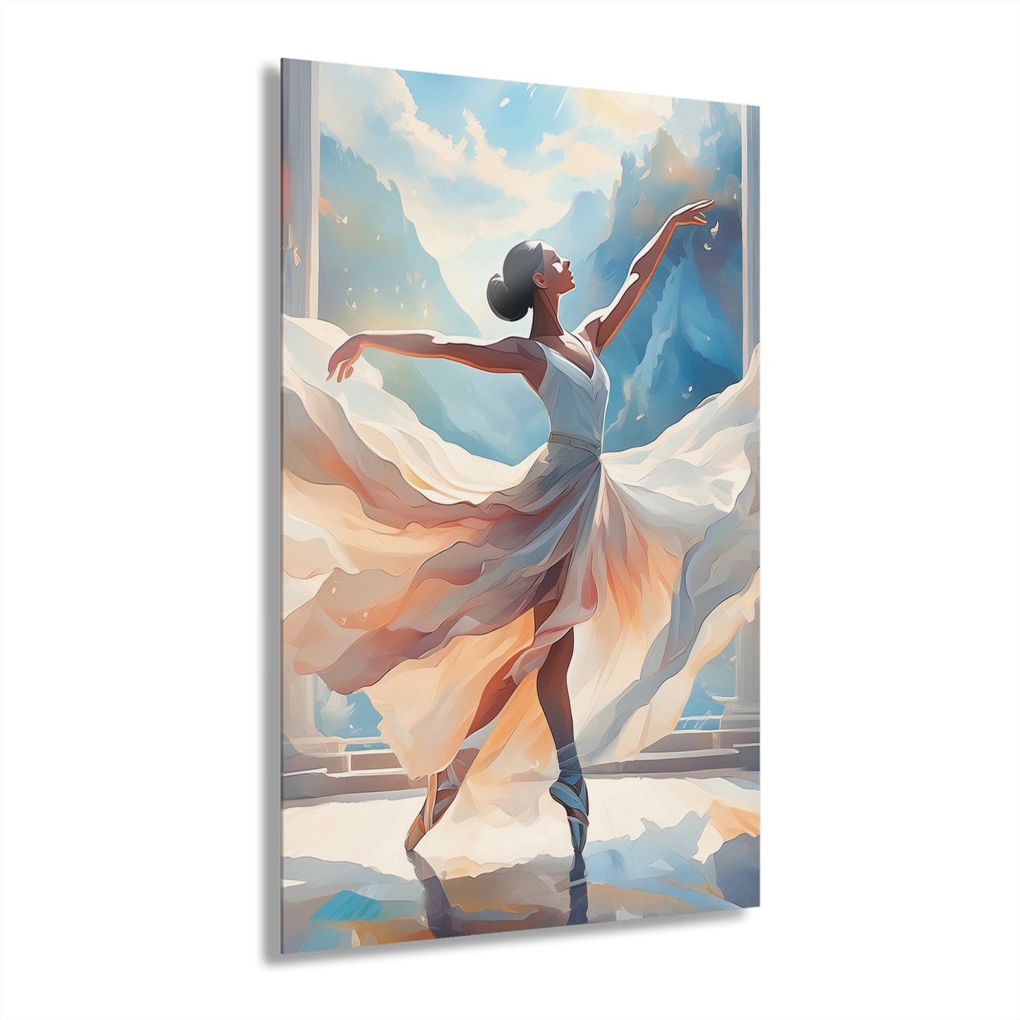 "Beautiful Ballerina" - Acrylic Prints (French Cleat Hanging) - Creatively Designed Shop