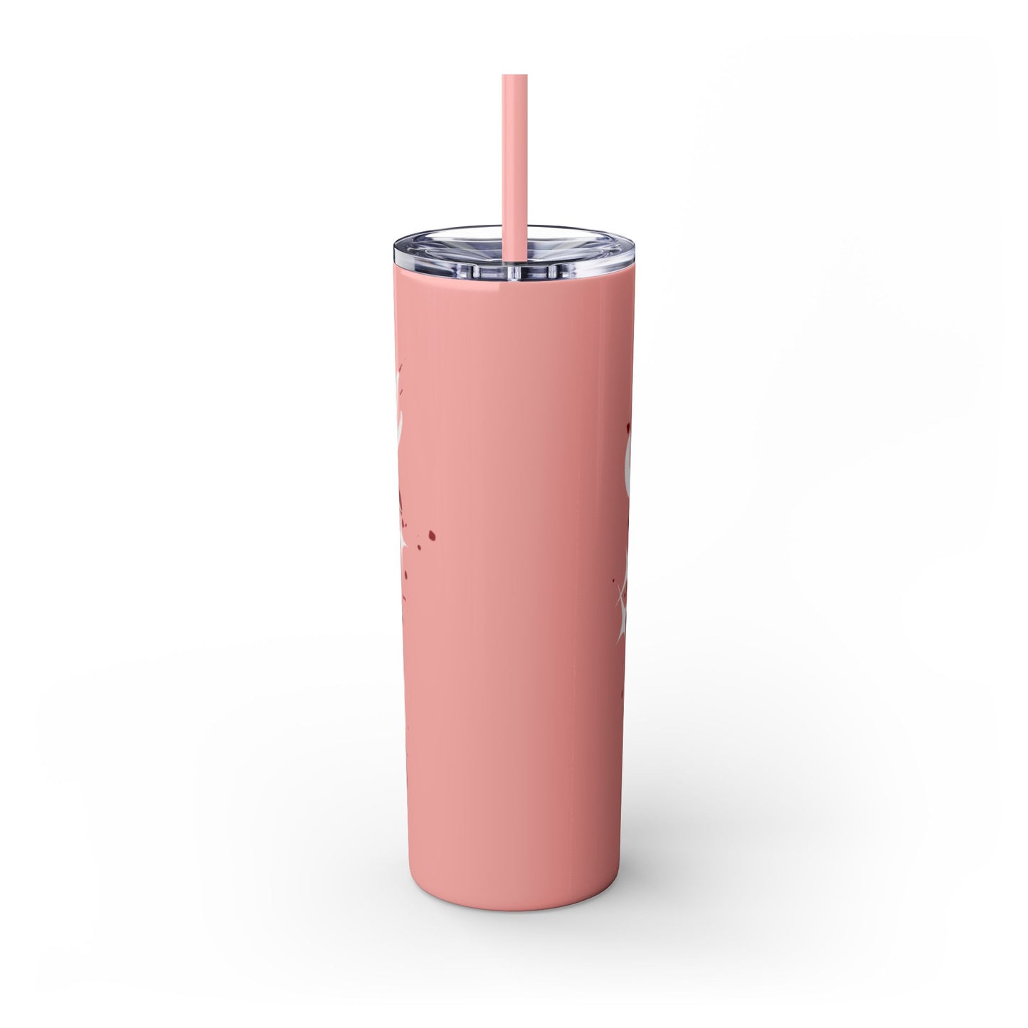 Beauty Speaks - Skinny Tumbler with Straw, 20oz - Creatively Designed Shop