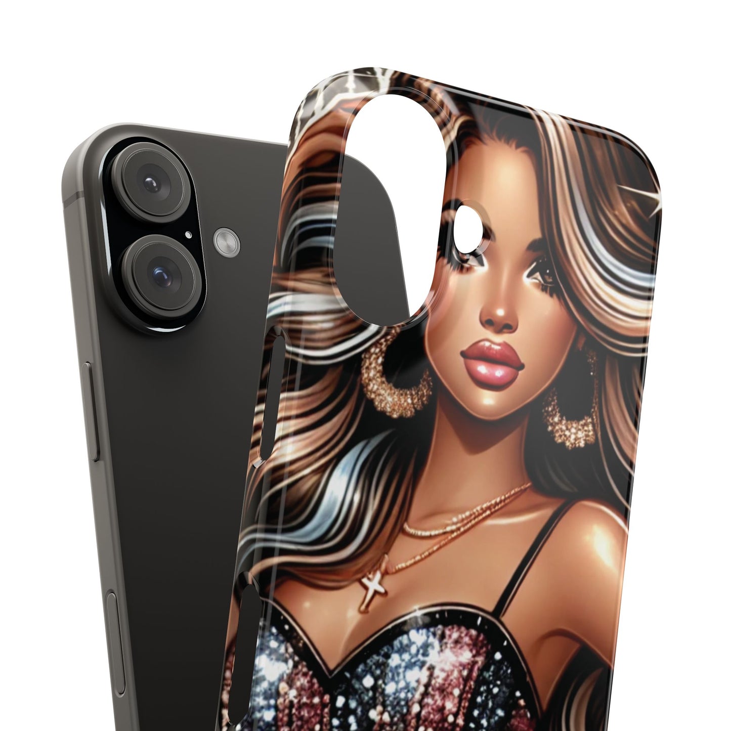 "Beautiful" - Slim Phone Cases - Creatively Designed Shop