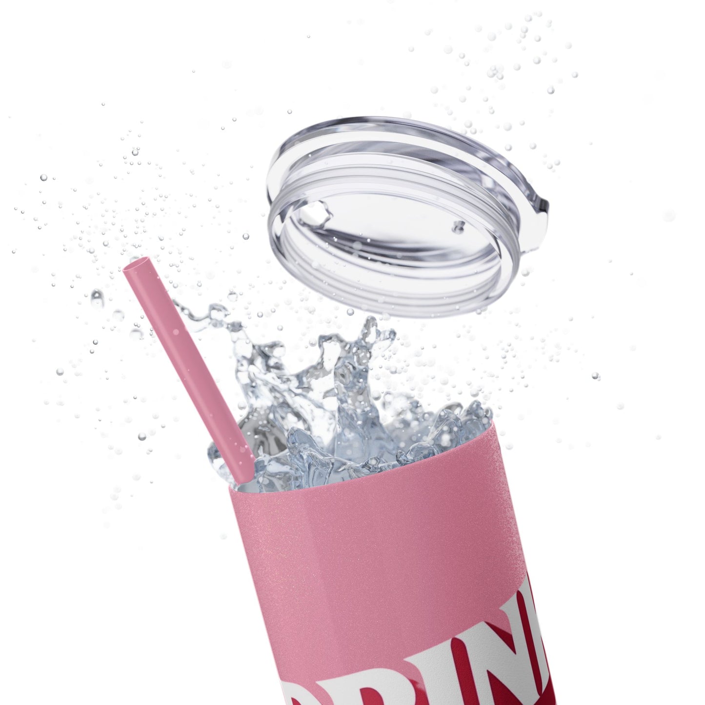 Drink Like A Boss - Skinny Tumbler with Straw, 20oz - Creatively Designed Shop
