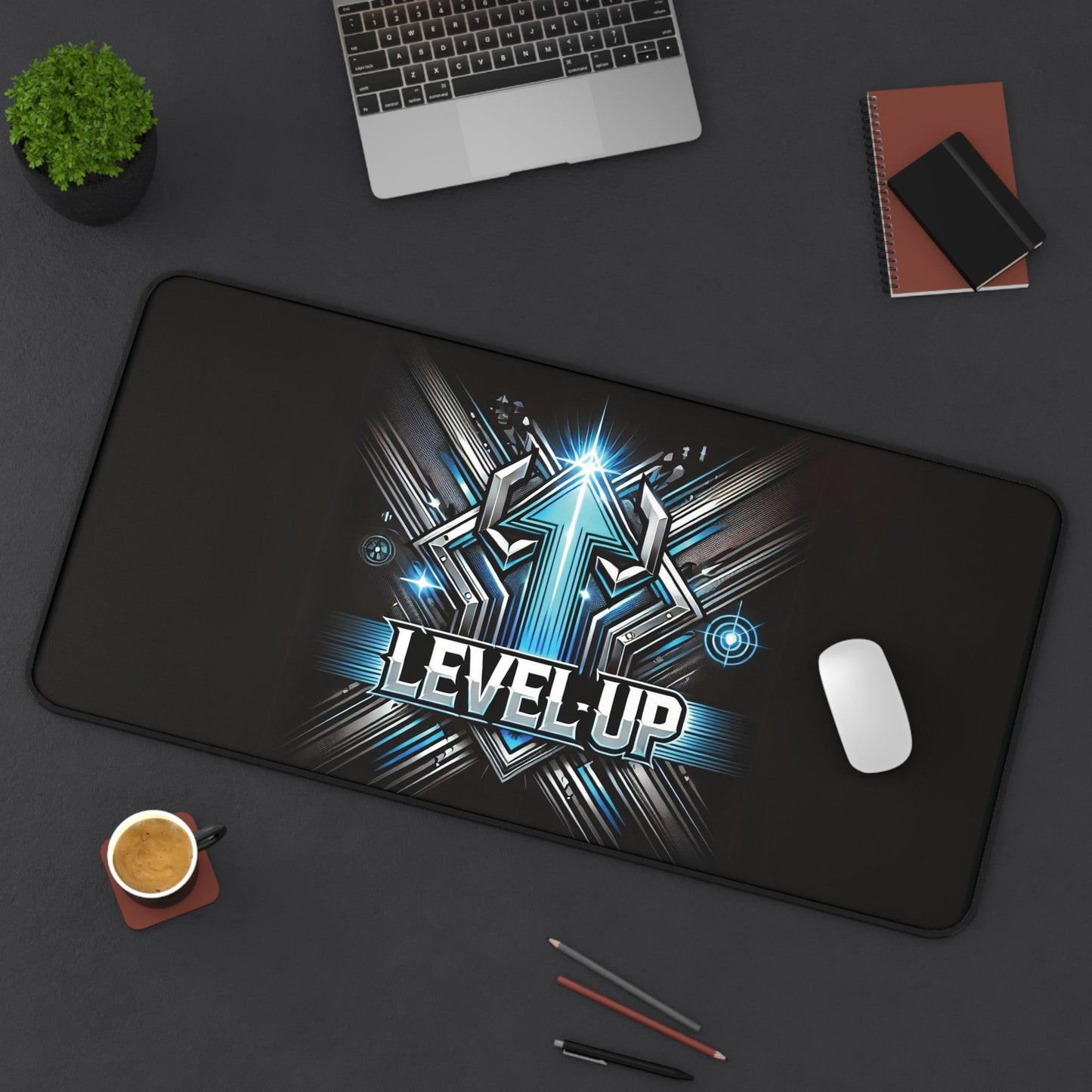 "Level Up" - Desk Mat - Creatively Designed Shop